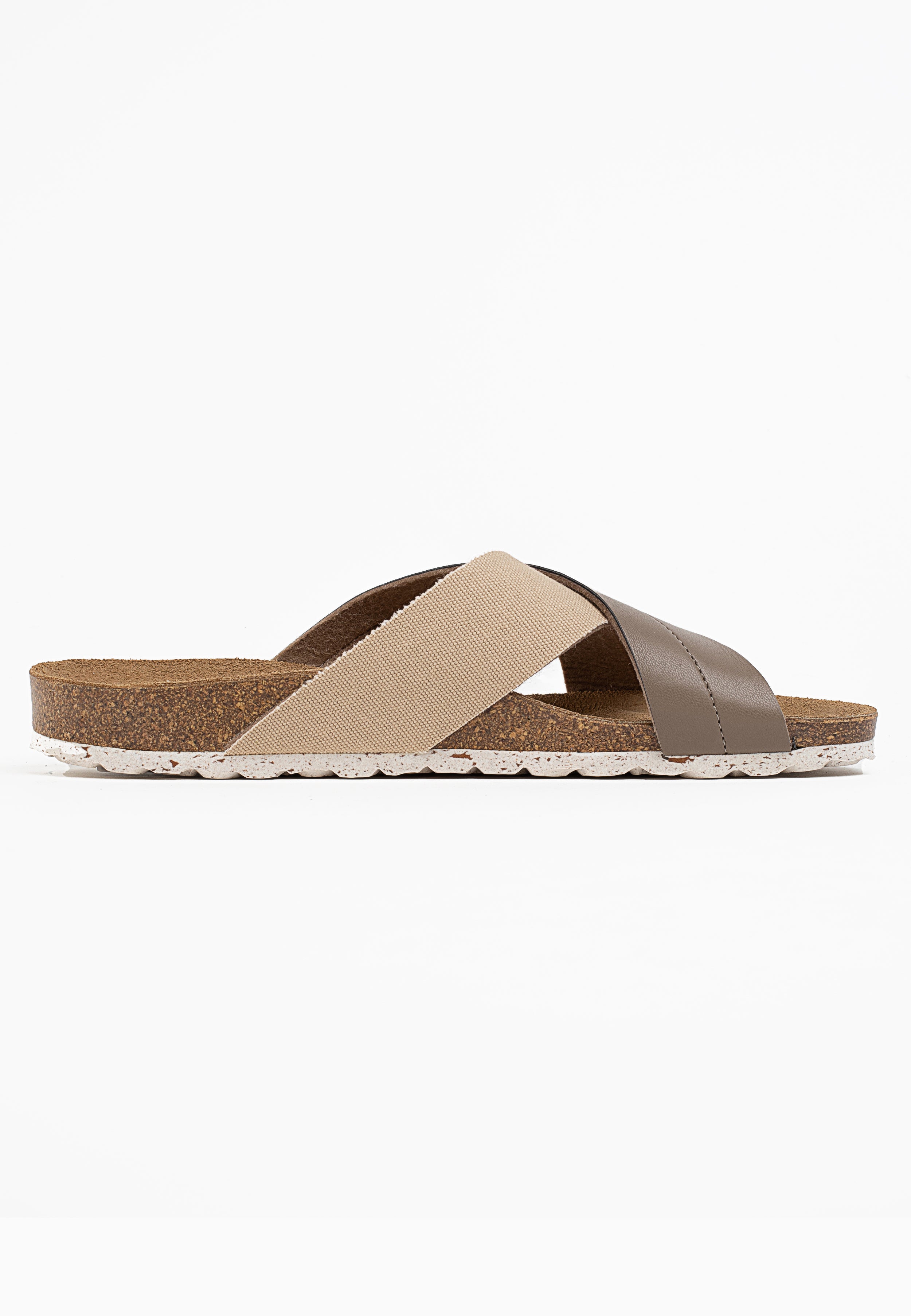 Mimizan Beige 2 Strap Sandals