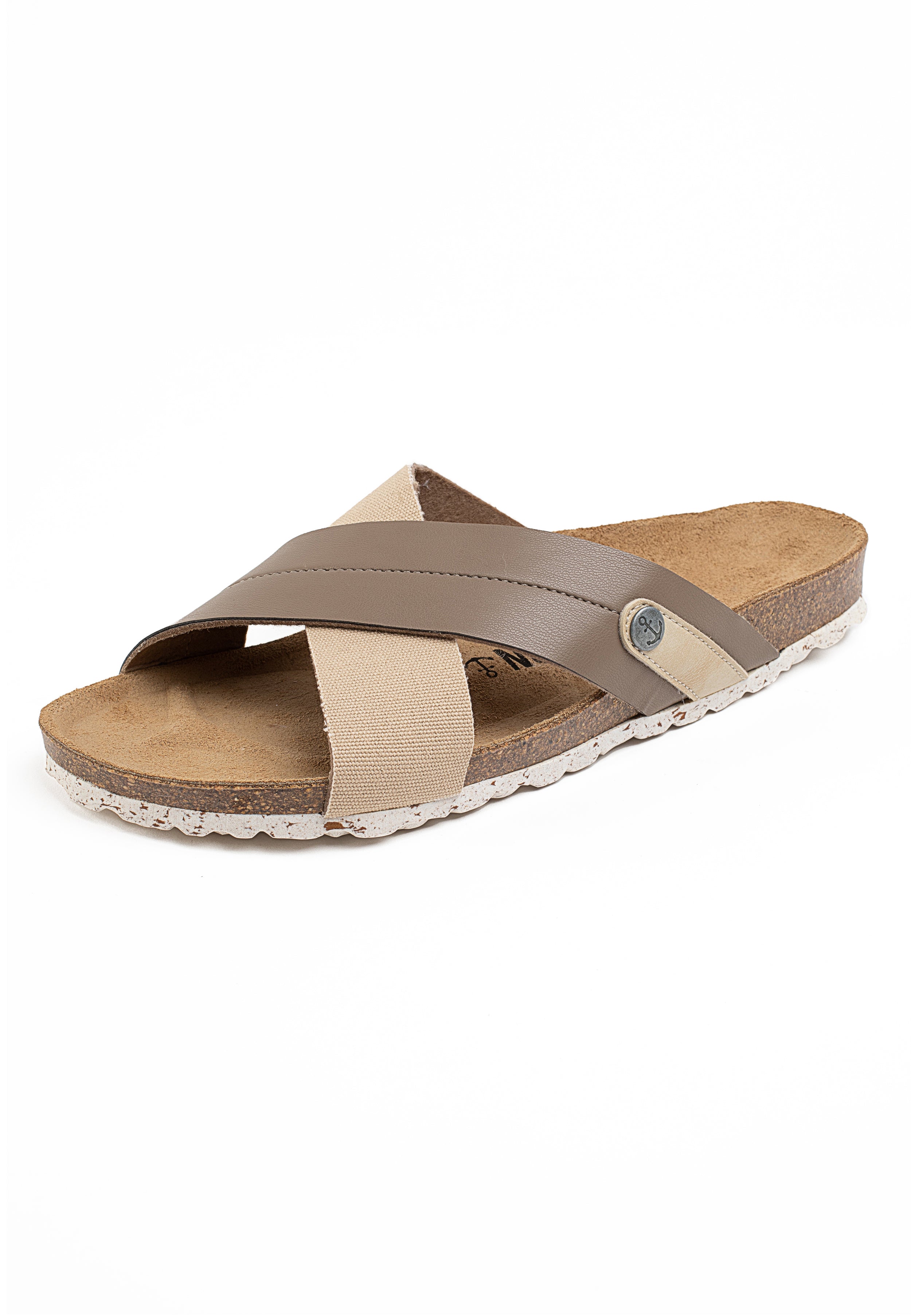 Mimizan Beige 2 Strap Sandals