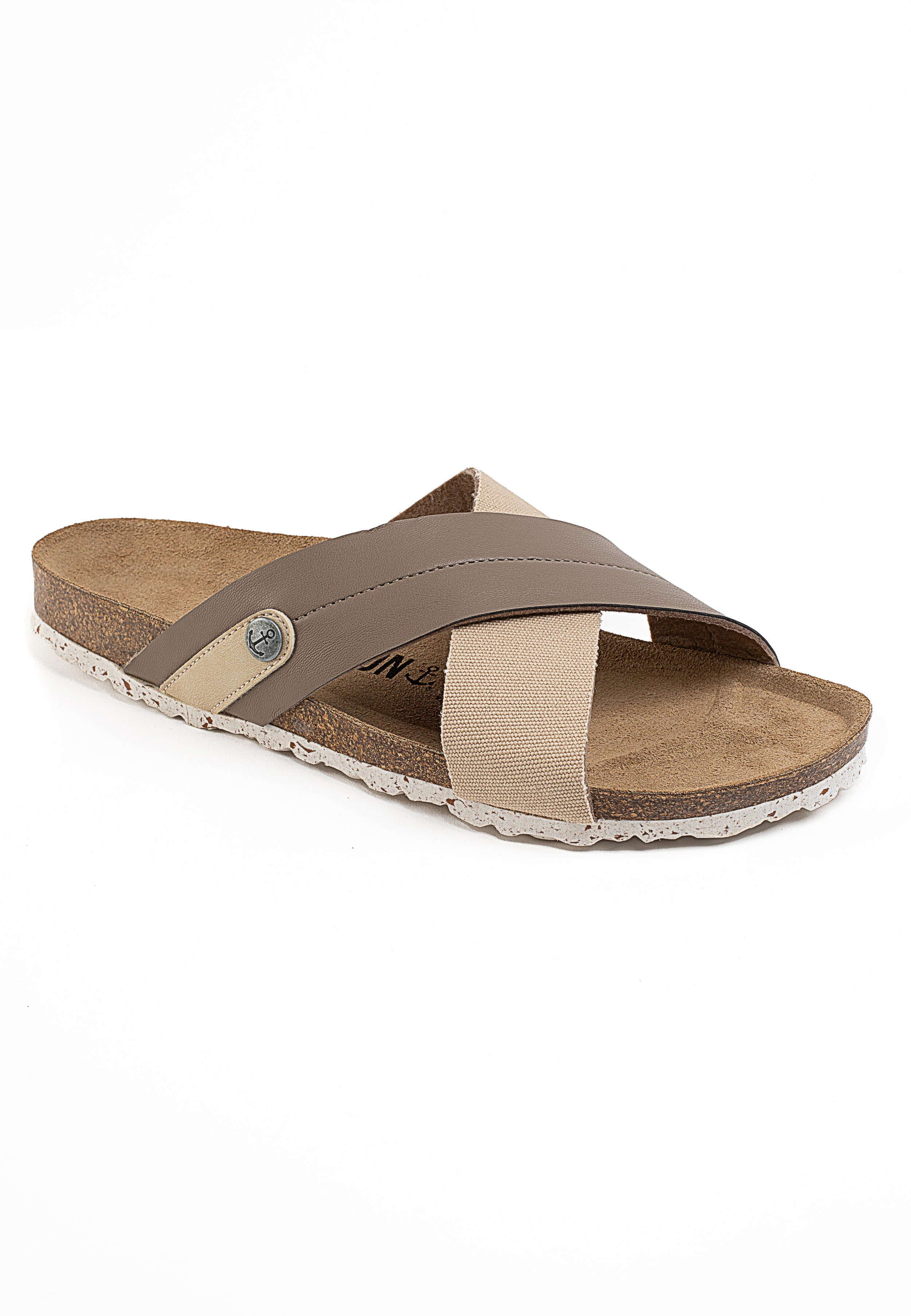 Mimizan Beige 2 Strap Sandals