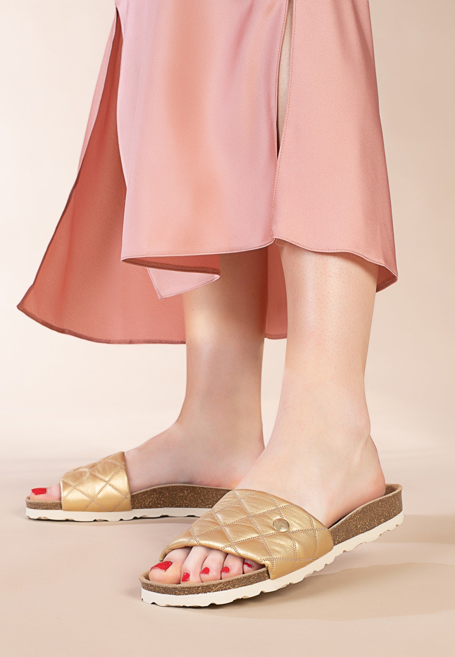 Monaco Gold Sandals