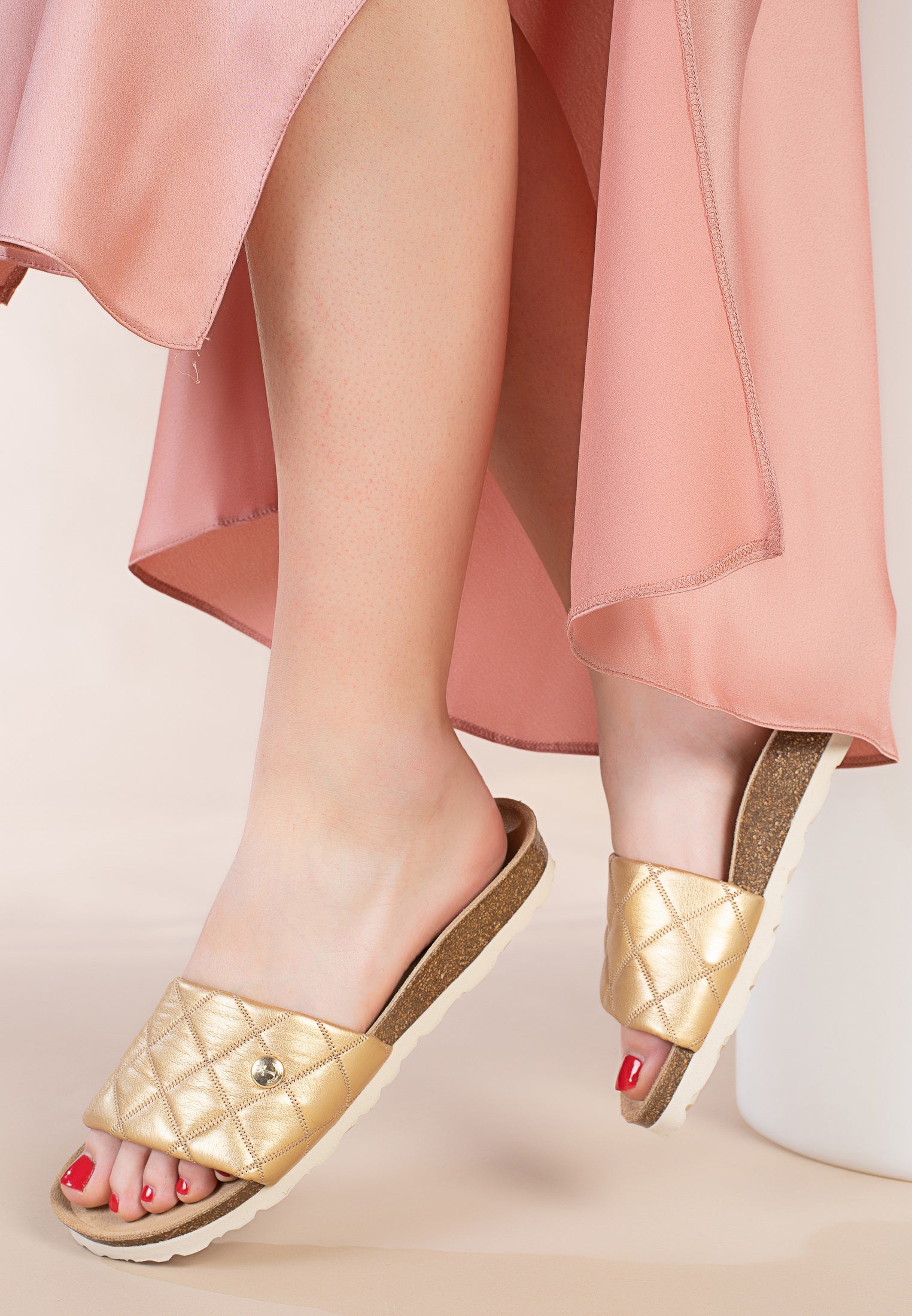 Monaco Gold Sandals