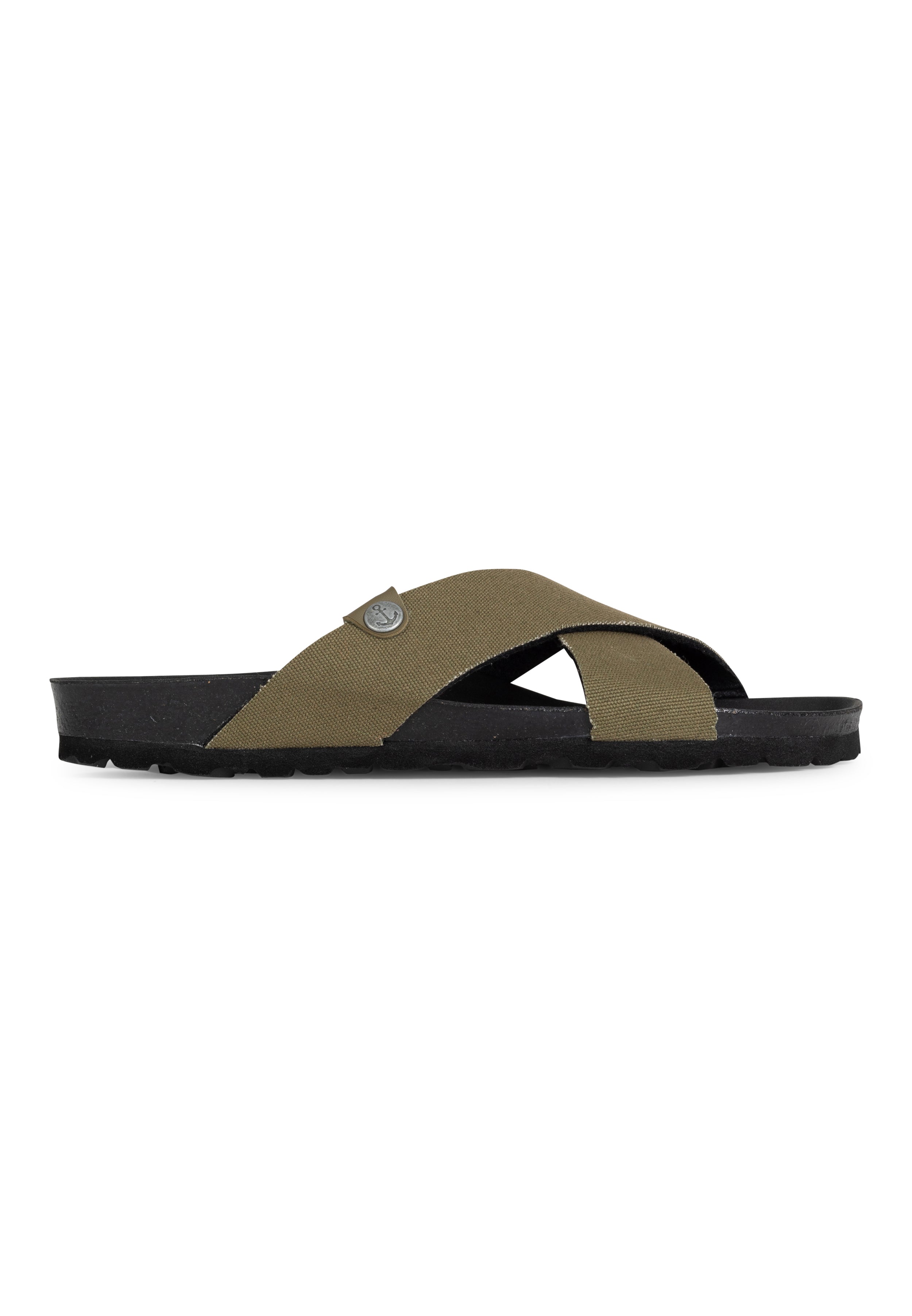 Saxo Khaki 2 Strap Sandals