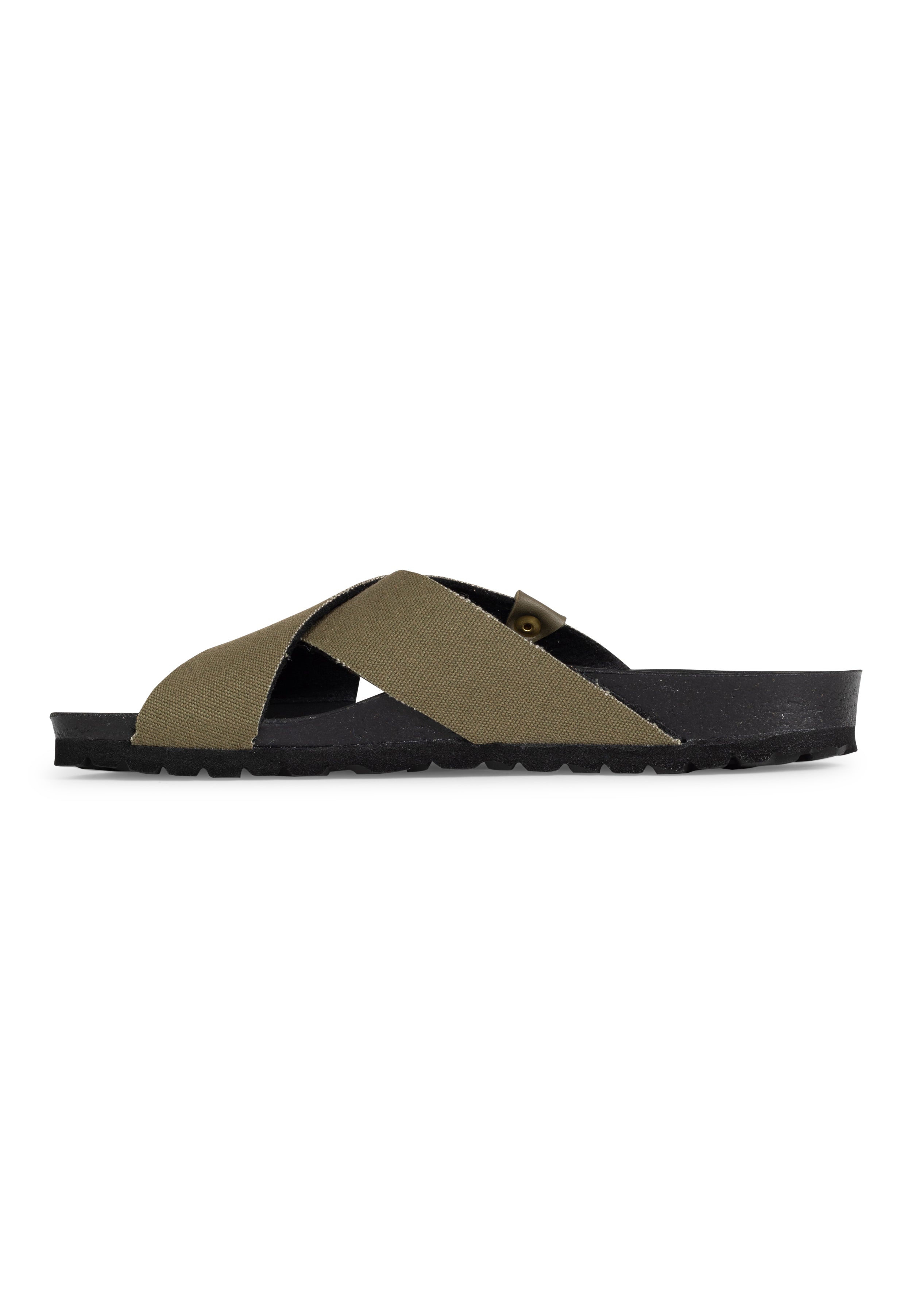 Saxo Khaki 2 Strap Sandals