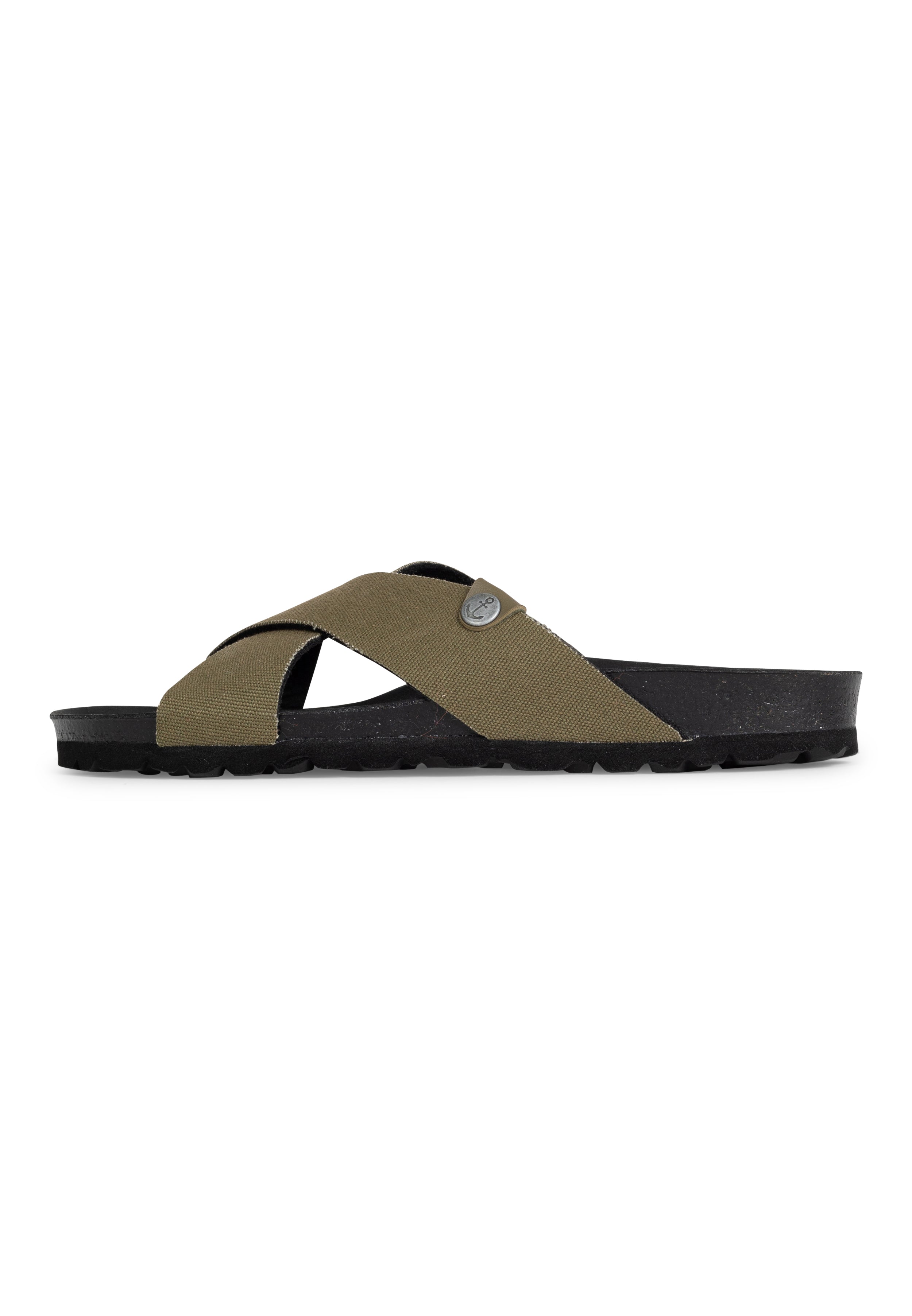 Saxo Khaki 2 Strap Sandals