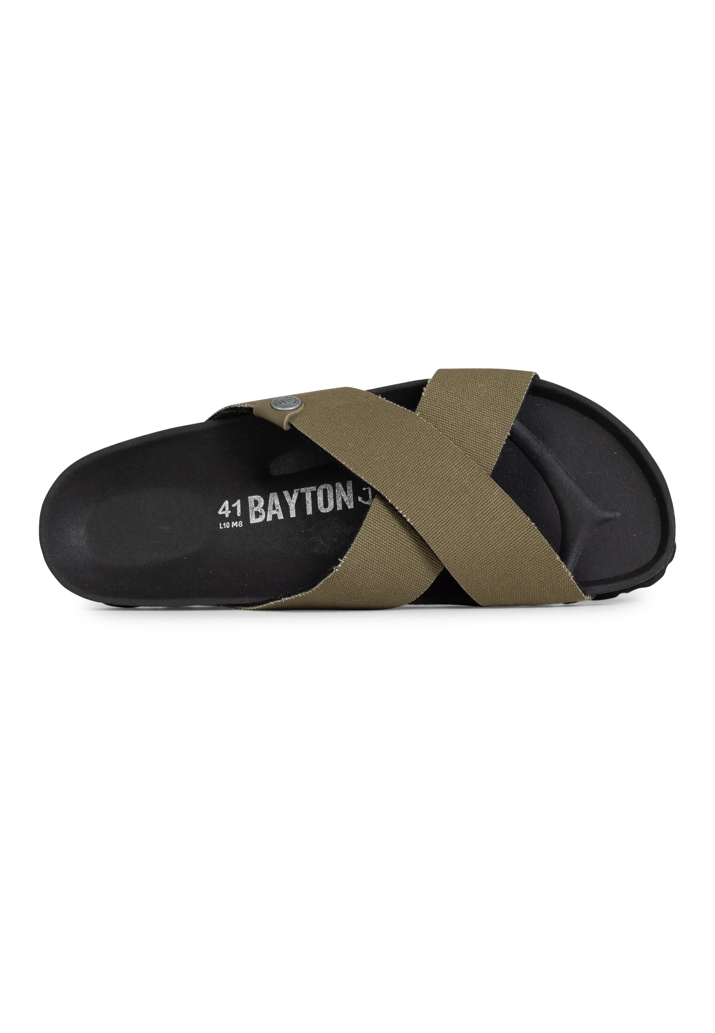 Saxo Khaki 2 Strap Sandals