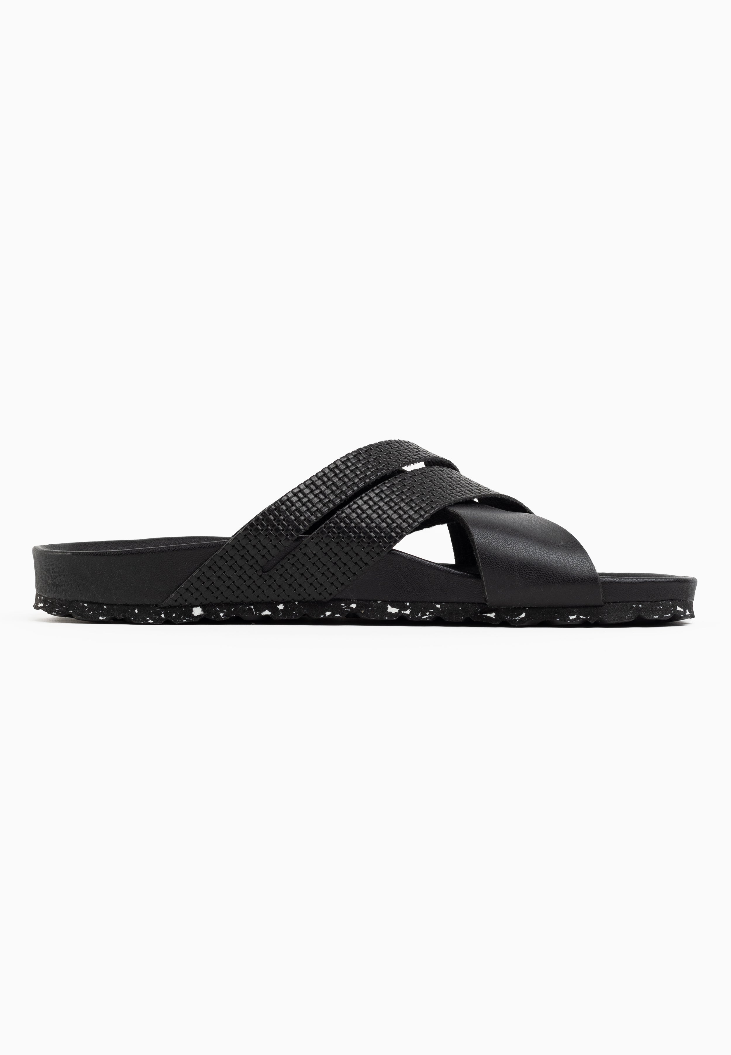 Conrad Black Multi-Strap Sandals