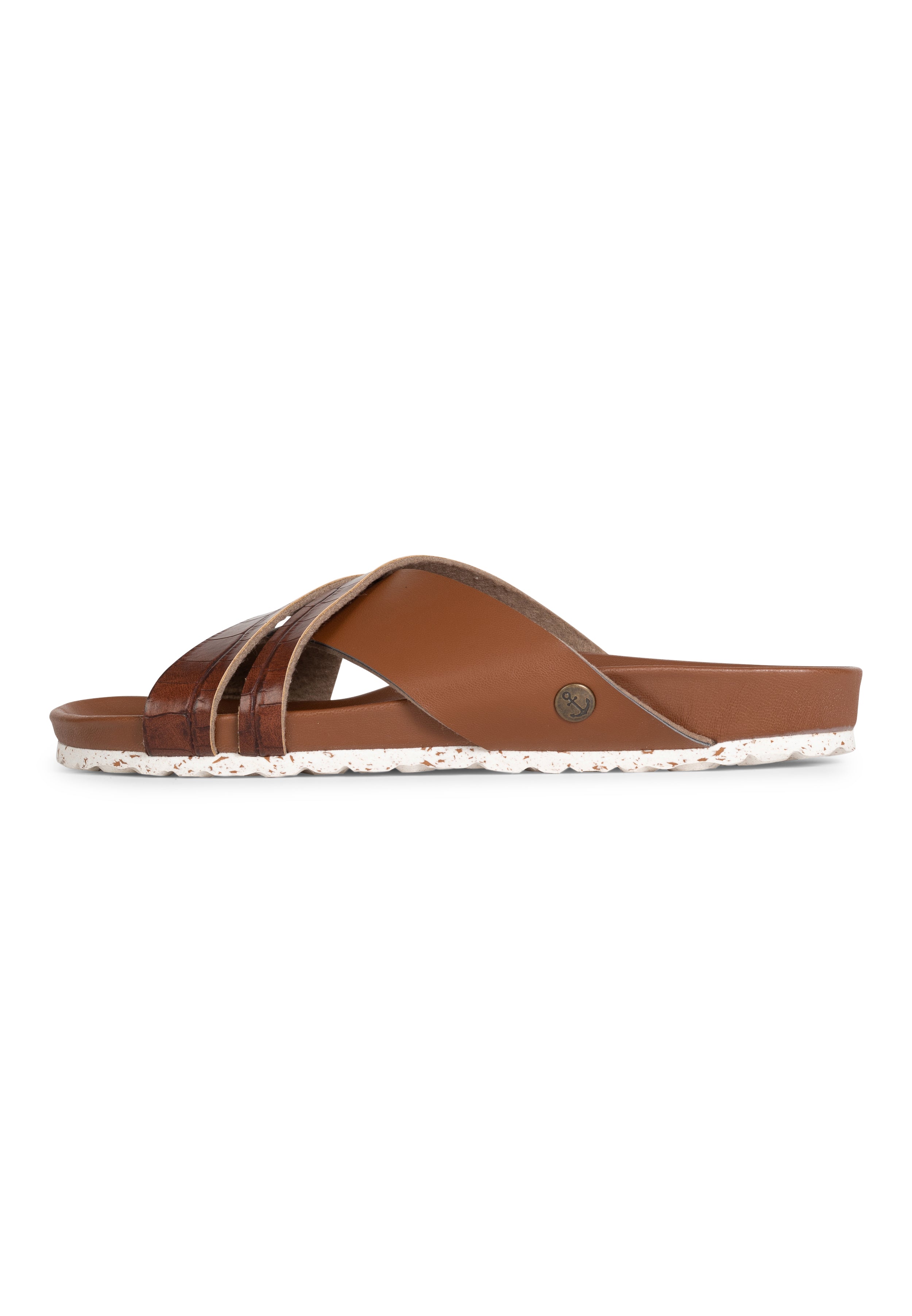 Conrad Brown Multi-Strap Sandals