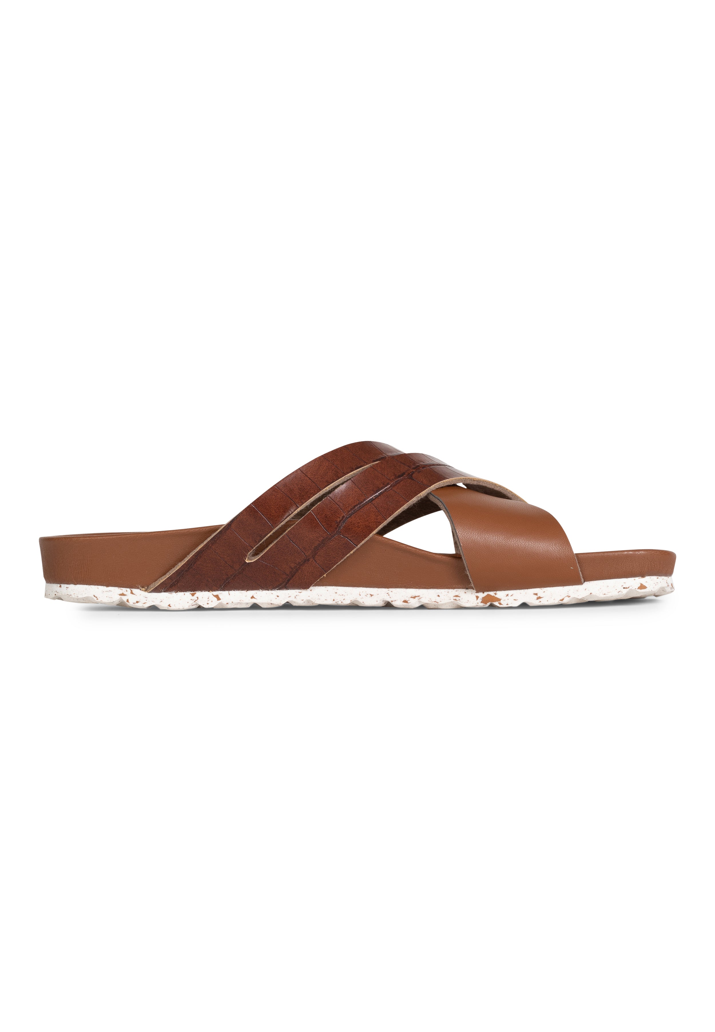 Conrad Brown Multi-Strap Sandals