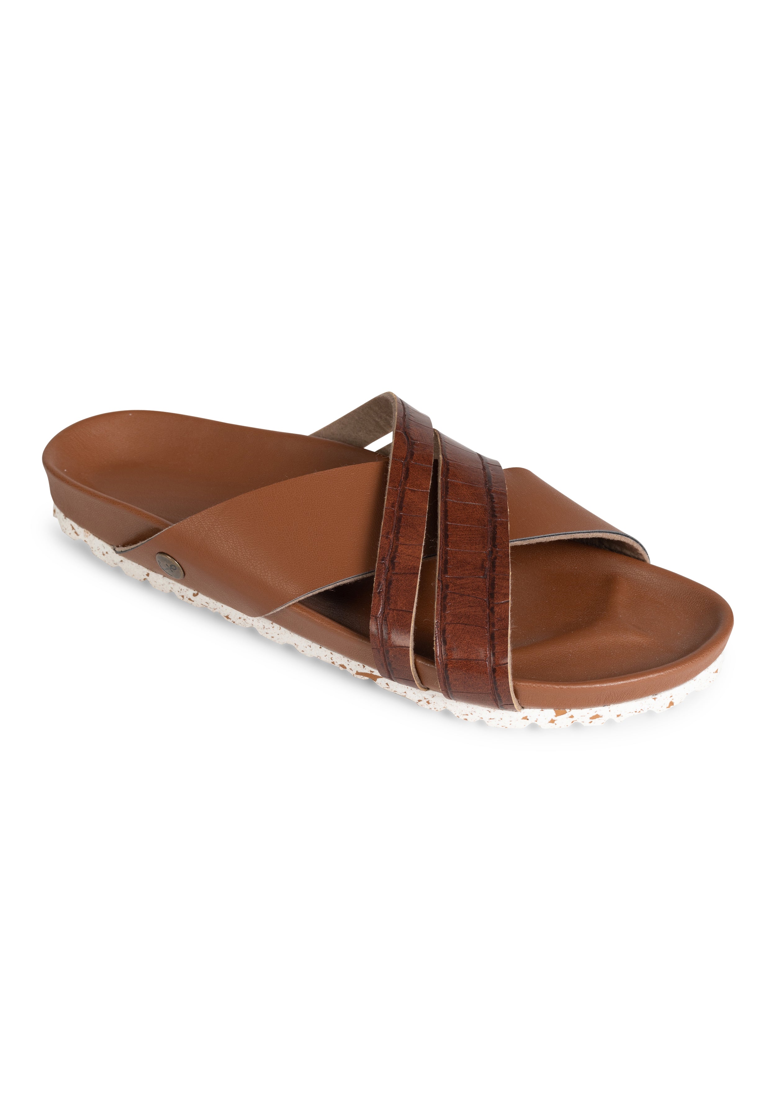 Conrad Brown Multi-Strap Sandals