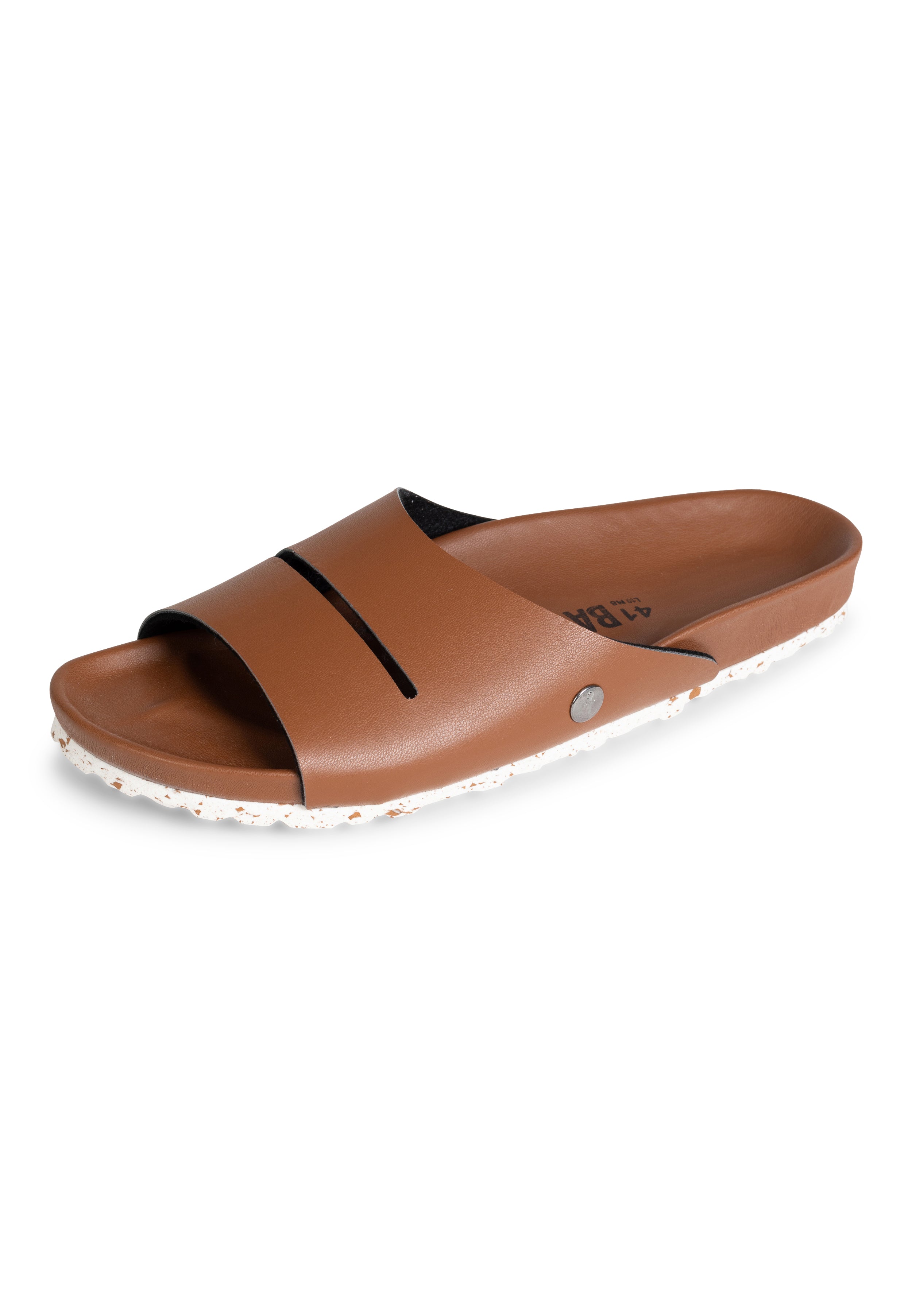 Cordero Brown 2 Strap Sandals