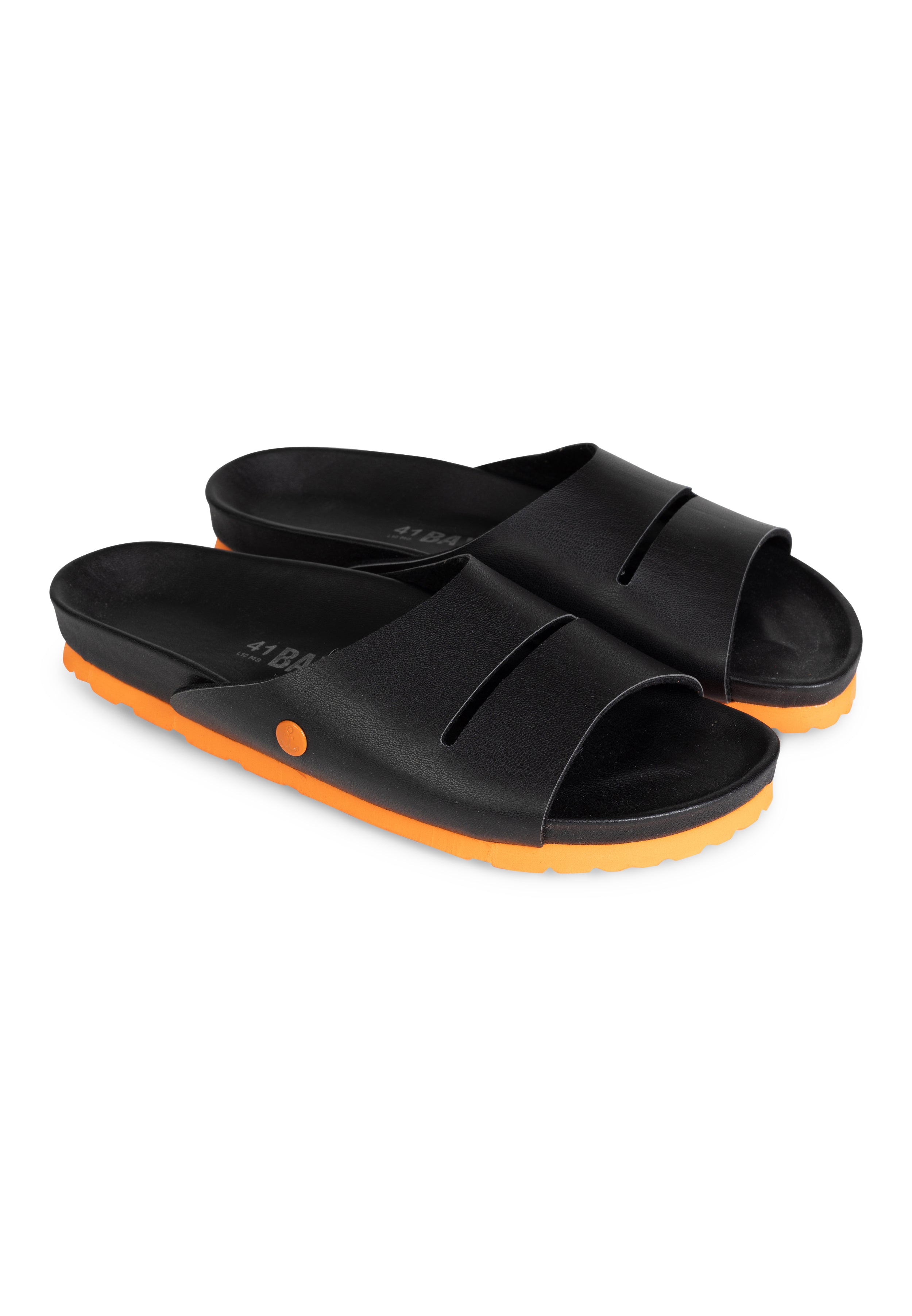 Cordero Black 2 Strap Sandals