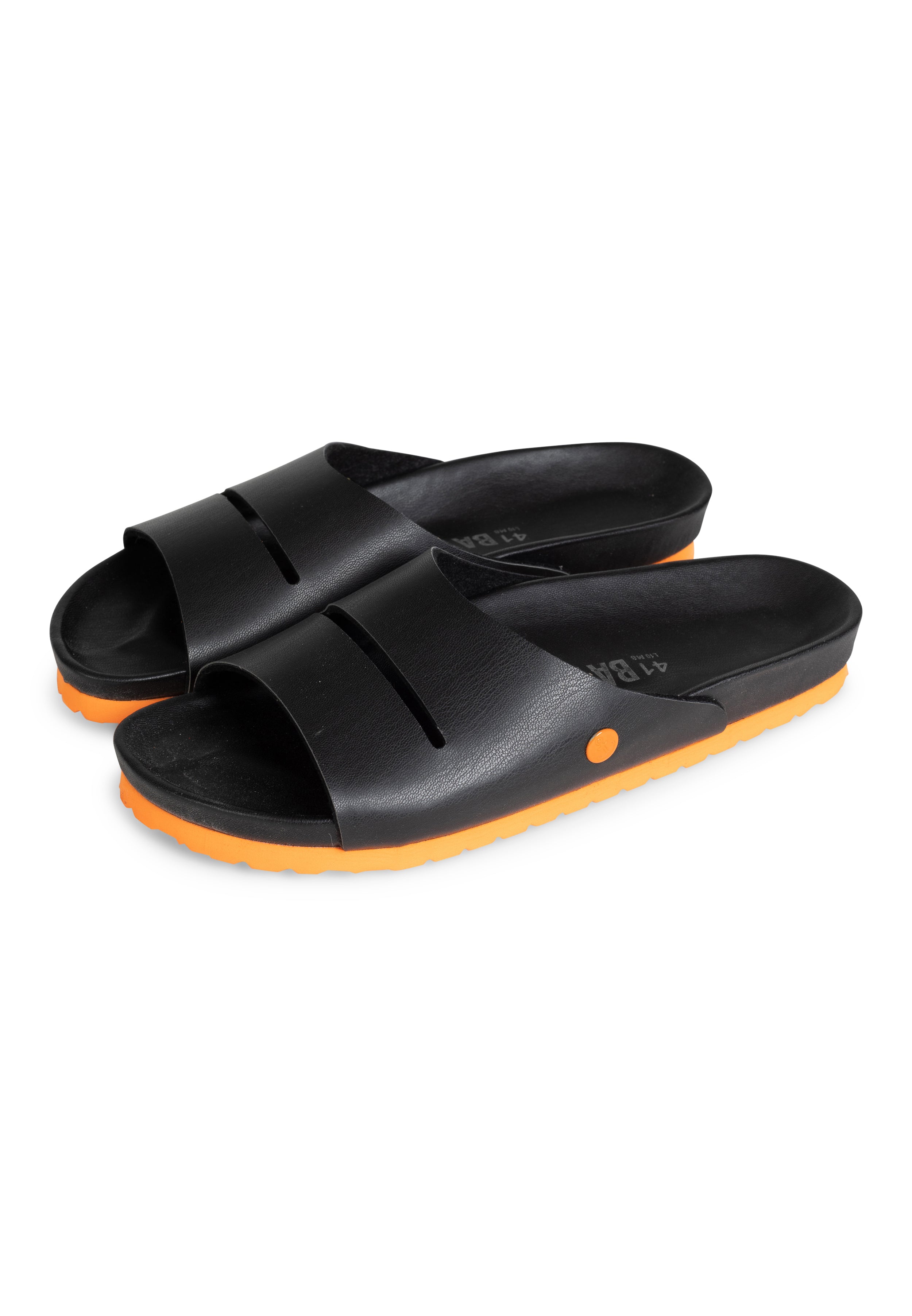 Cordero Black 2 Strap Sandals