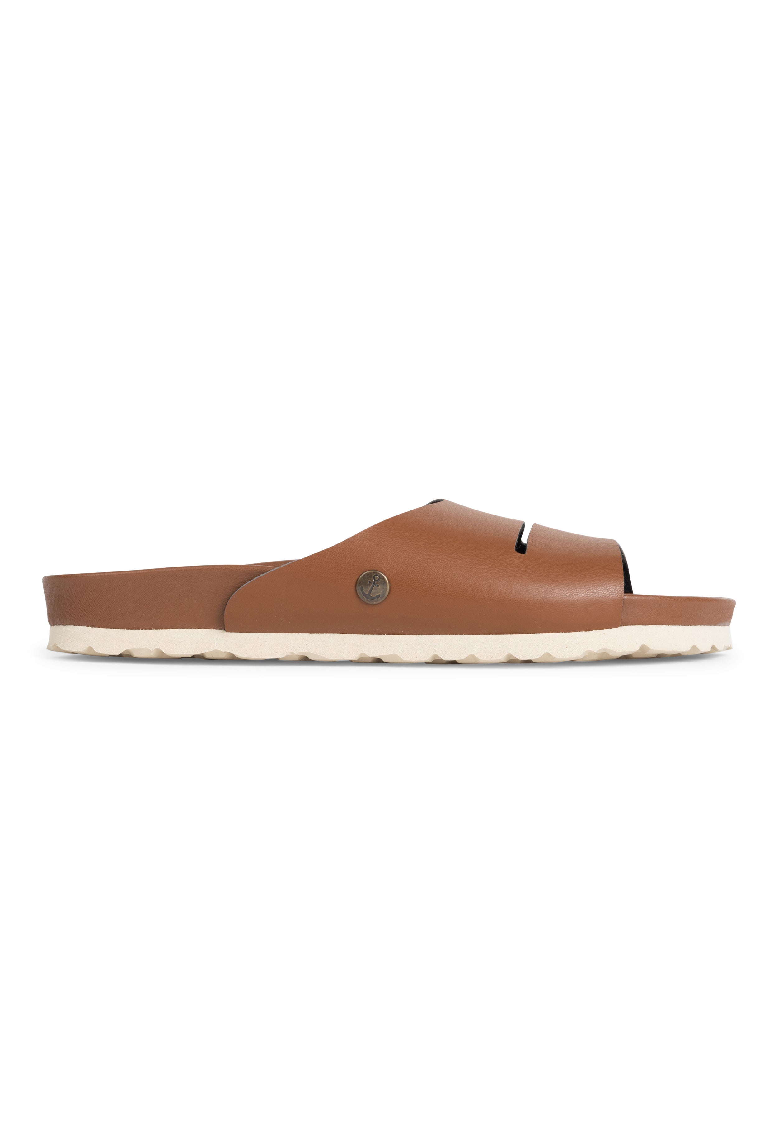 Cordero Brown 2 Strap Sandals