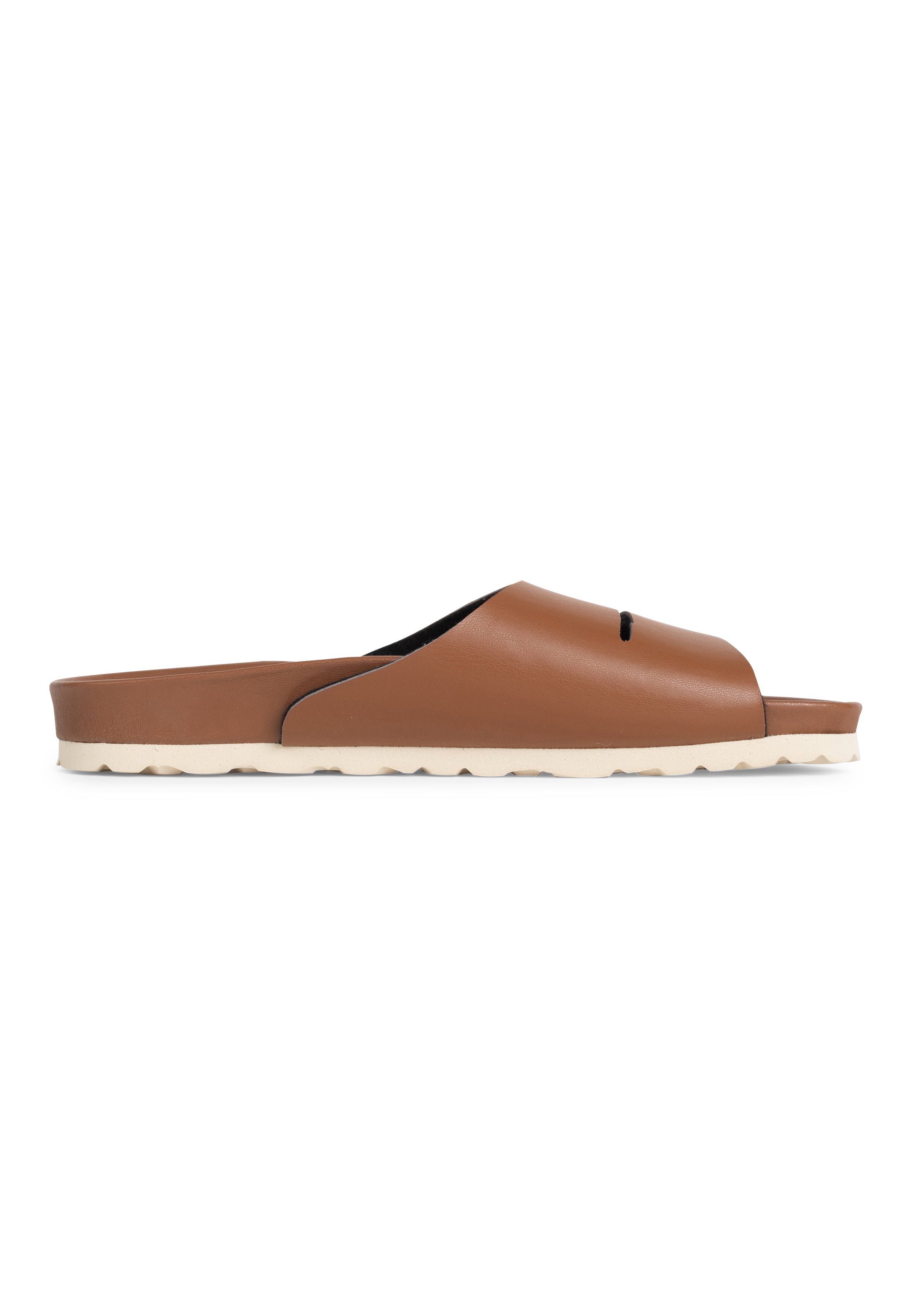 Cordero Brown 2 Strap Sandals