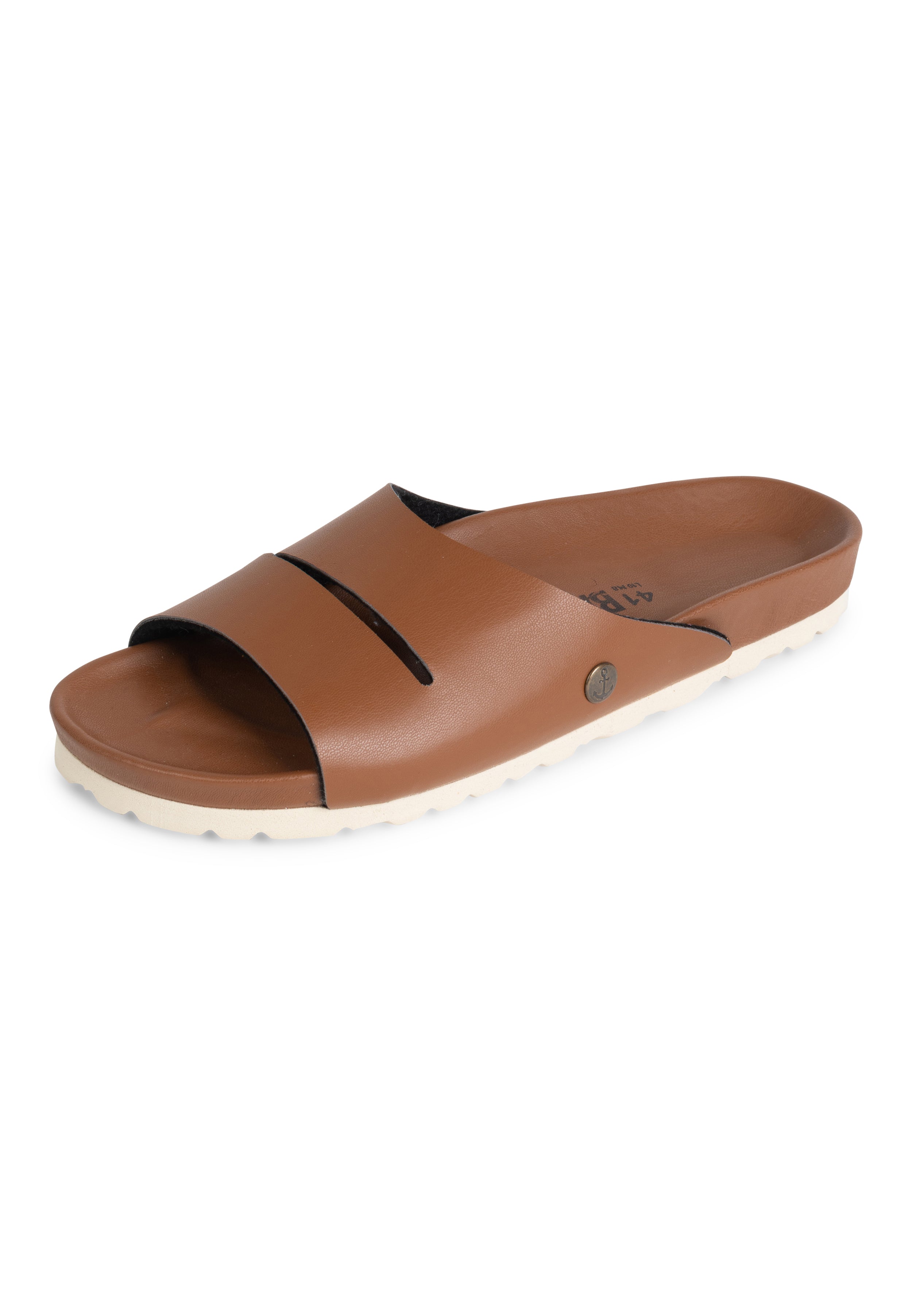 Cordero Brown 2 Strap Sandals