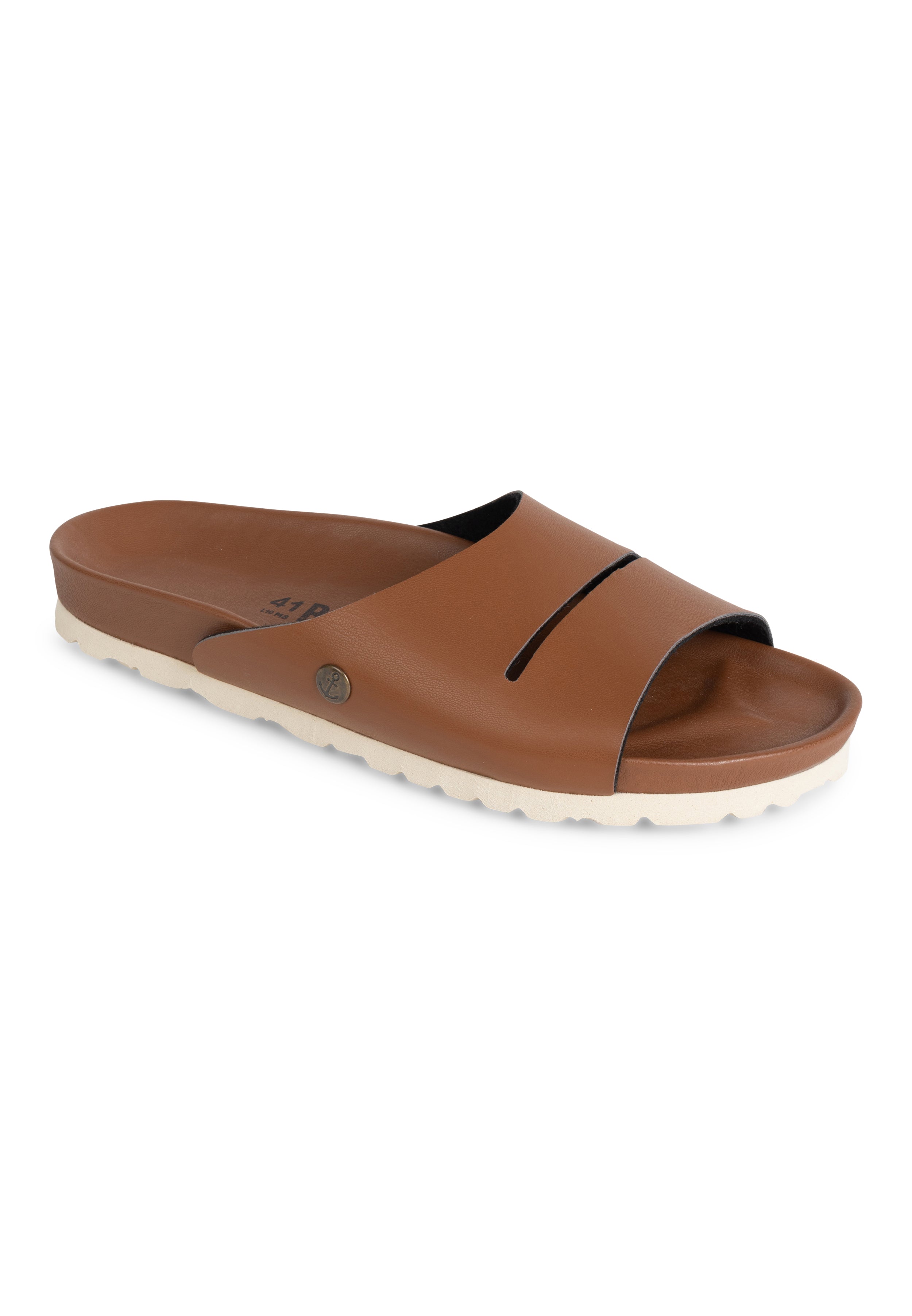 Cordero Brown 2 Strap Sandals