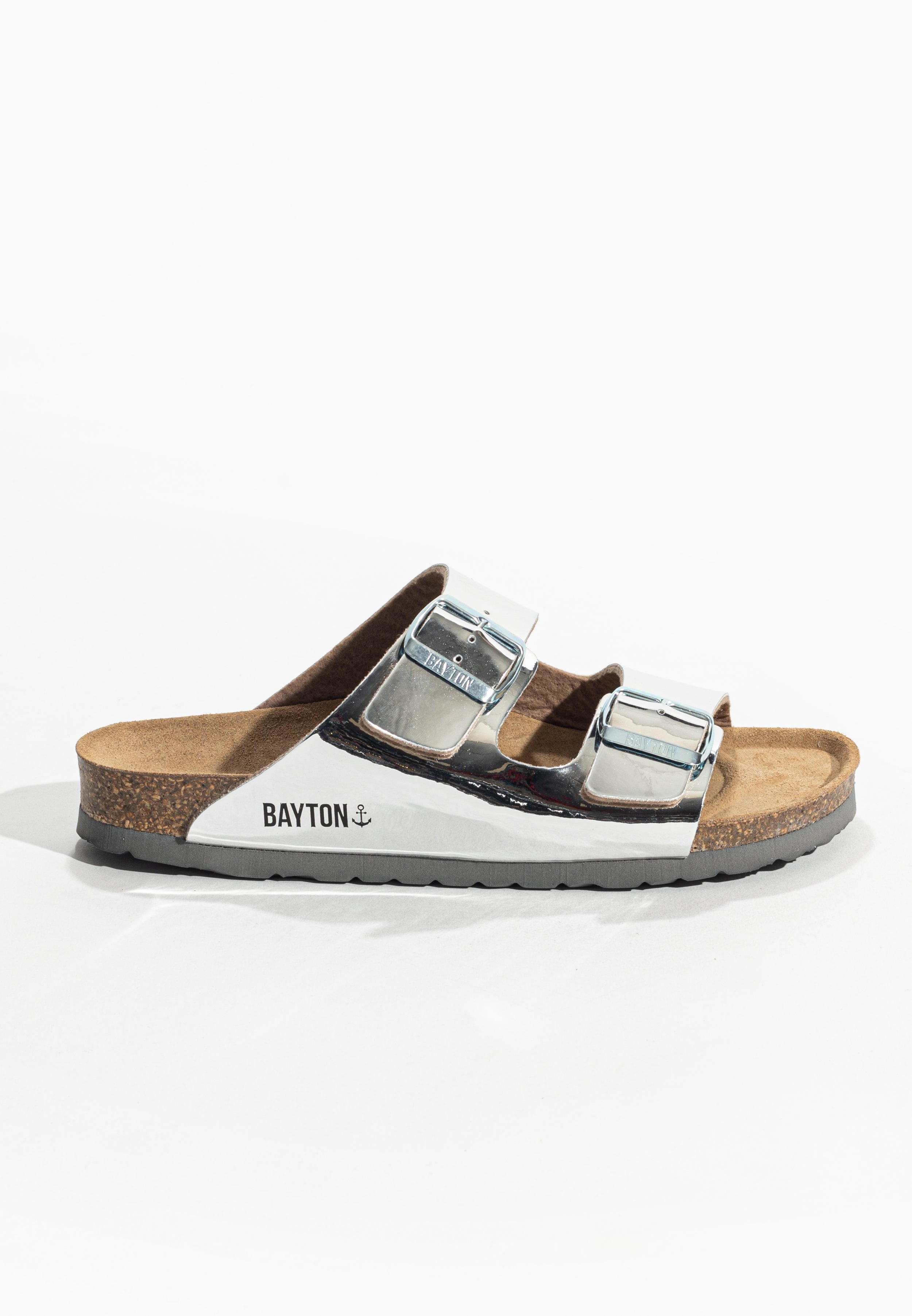 Tracy Silver 2 Strap Sandals