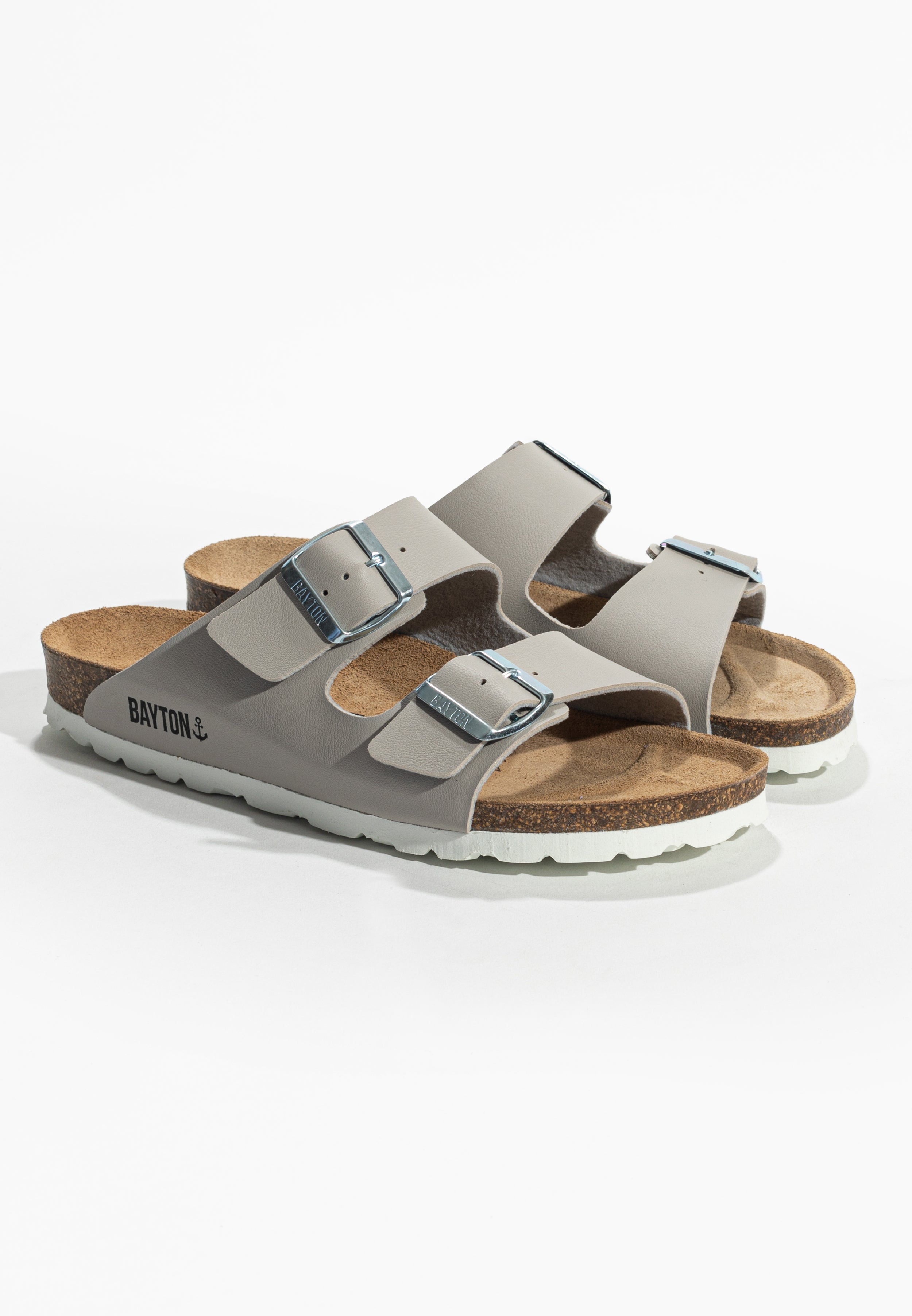 Tracy Grey 2 Strap Sandals