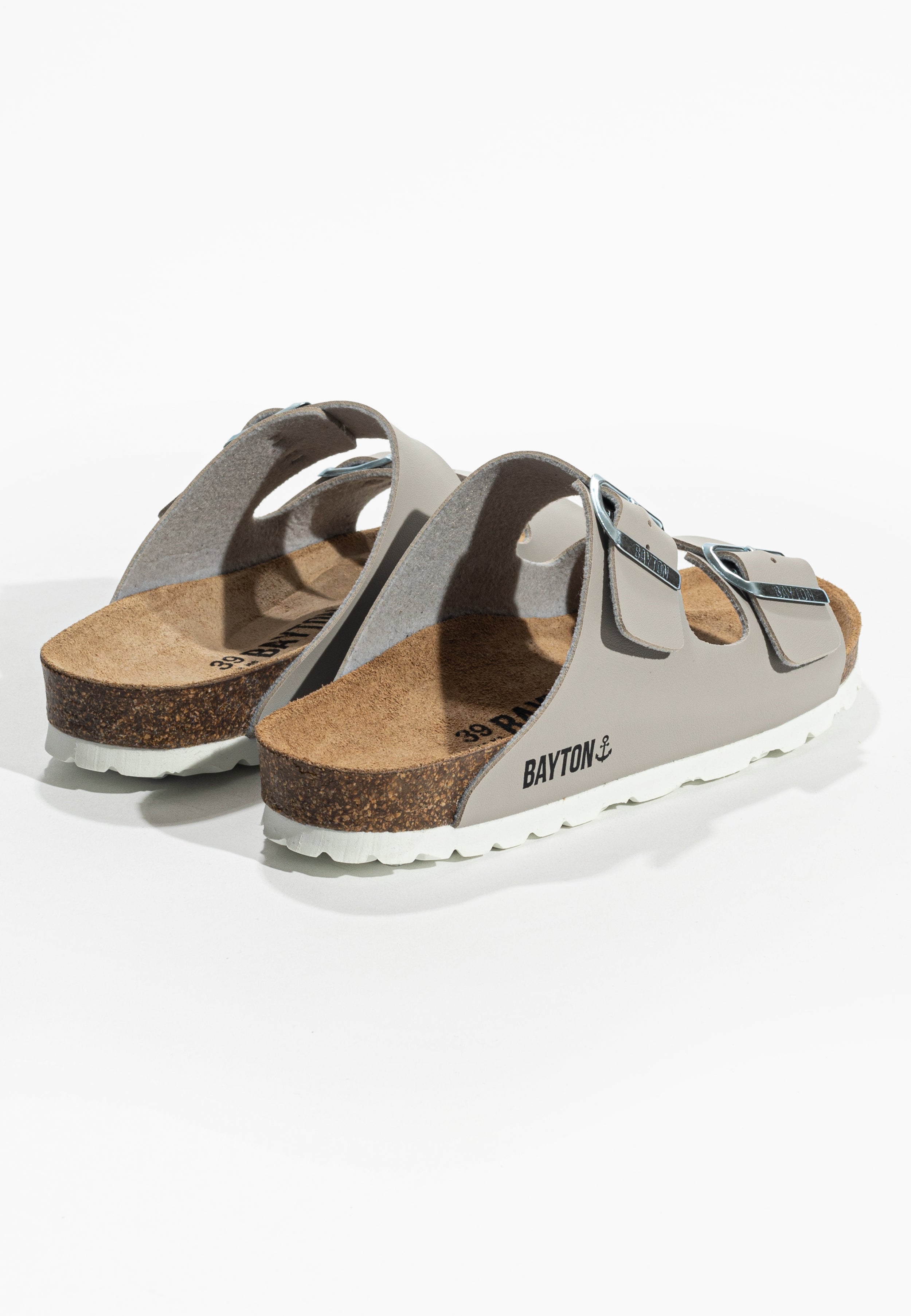 Tracy Grey 2 Strap Sandals