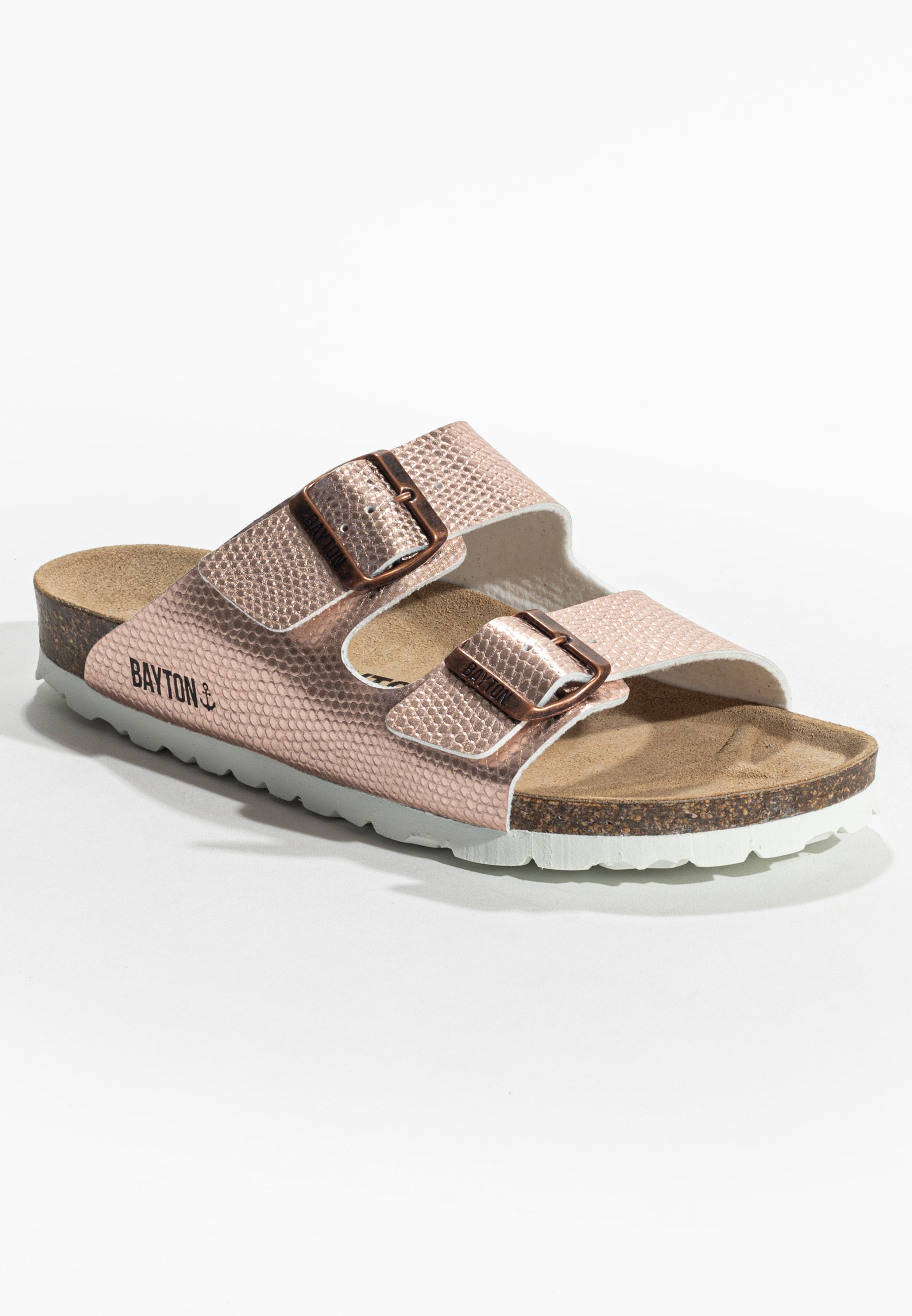 2 Straps Tracy Sandals Rose gold