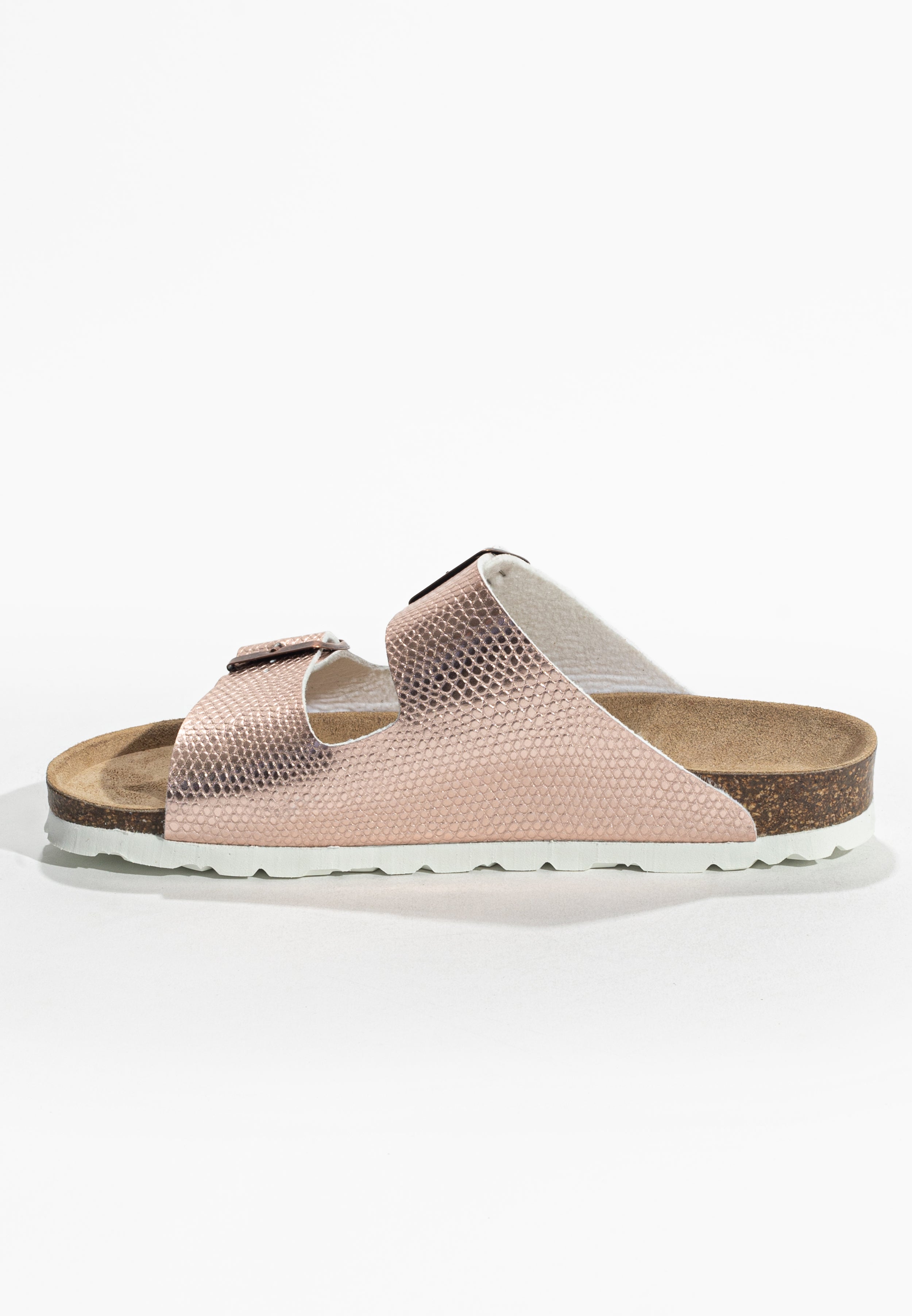 2 Straps Tracy Sandals Rose gold