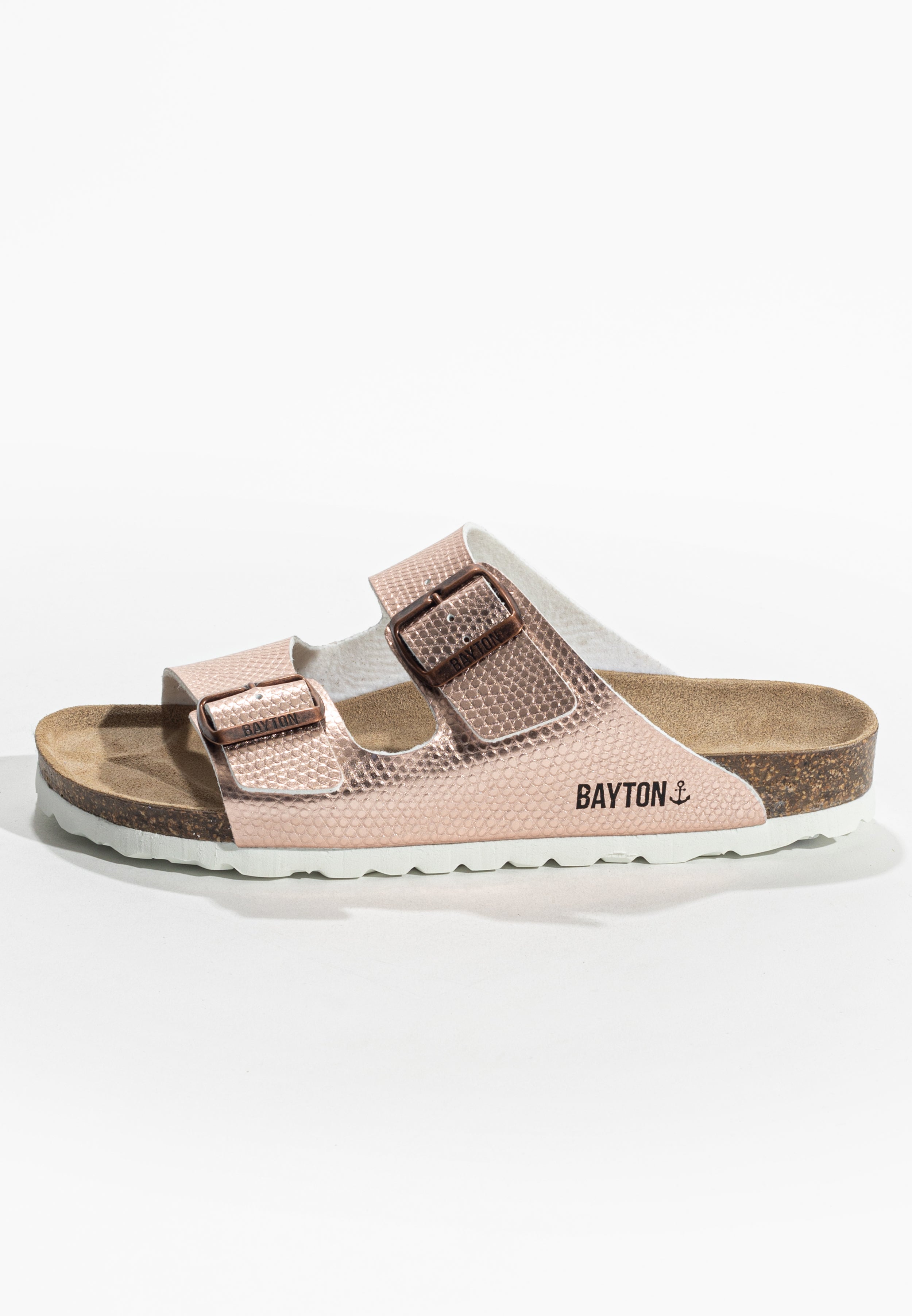 2 Straps Tracy Sandals Rose gold