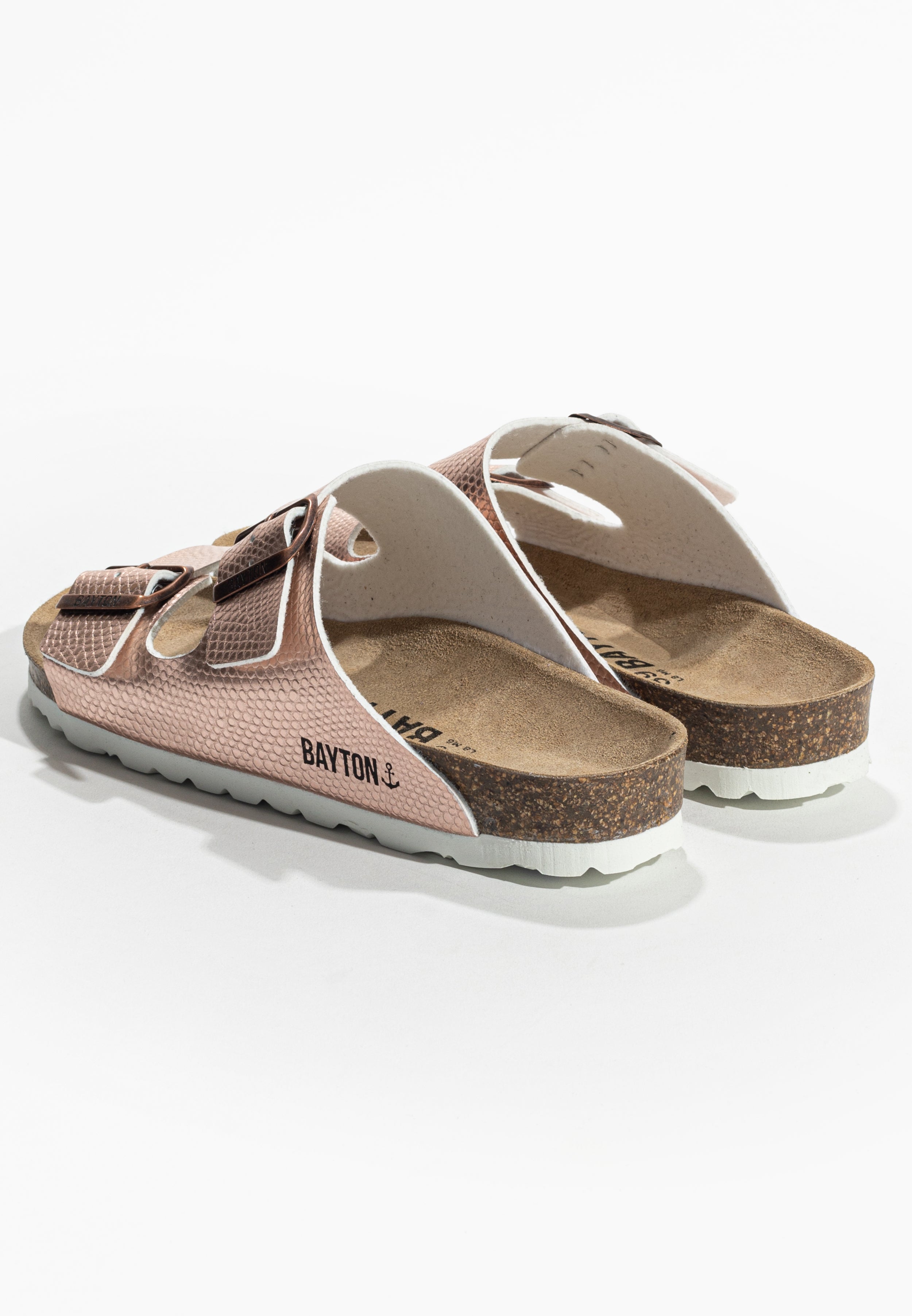 2 Straps Tracy Sandals Rose gold