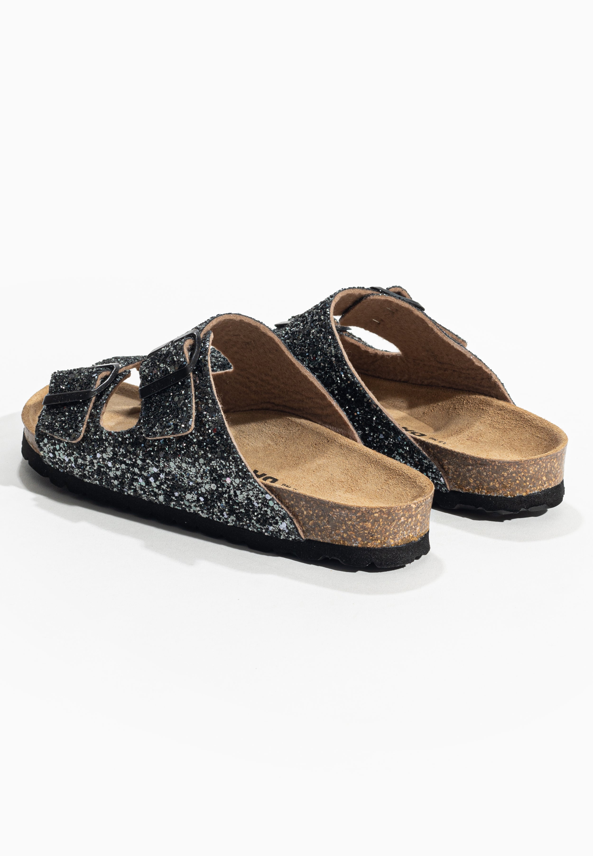 Sandalias Tracy Antracita con purpurina