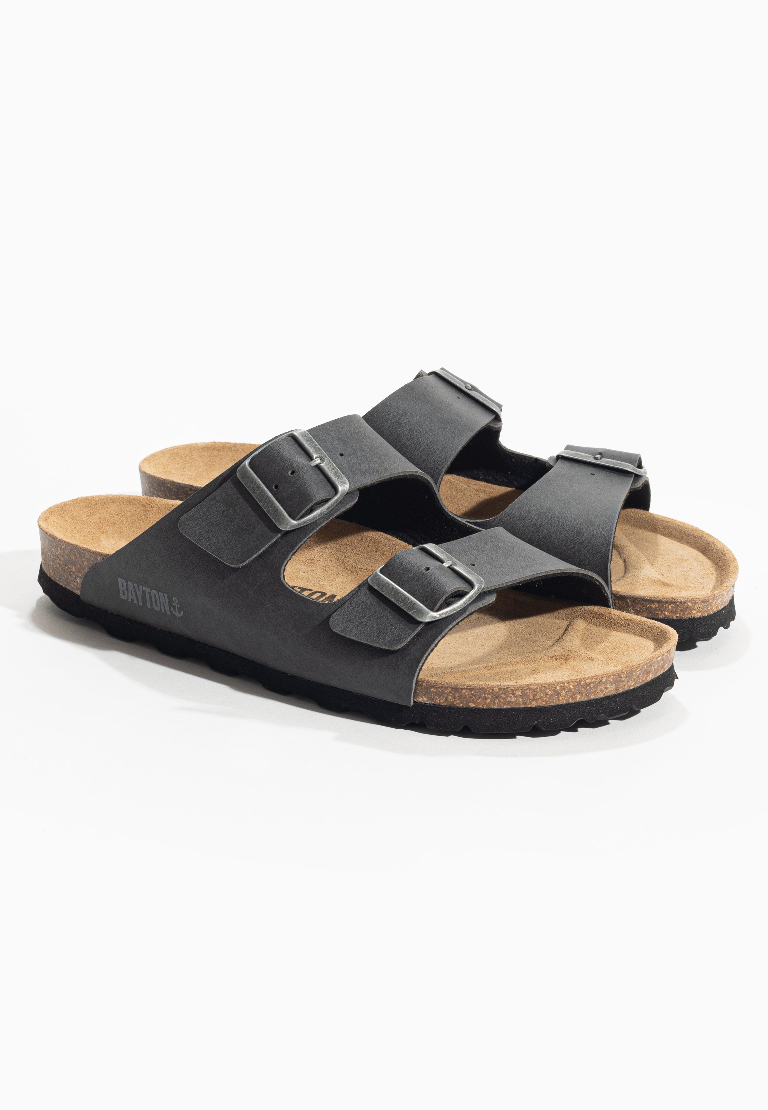 Tracy Anthracite 2 Strap Sandals