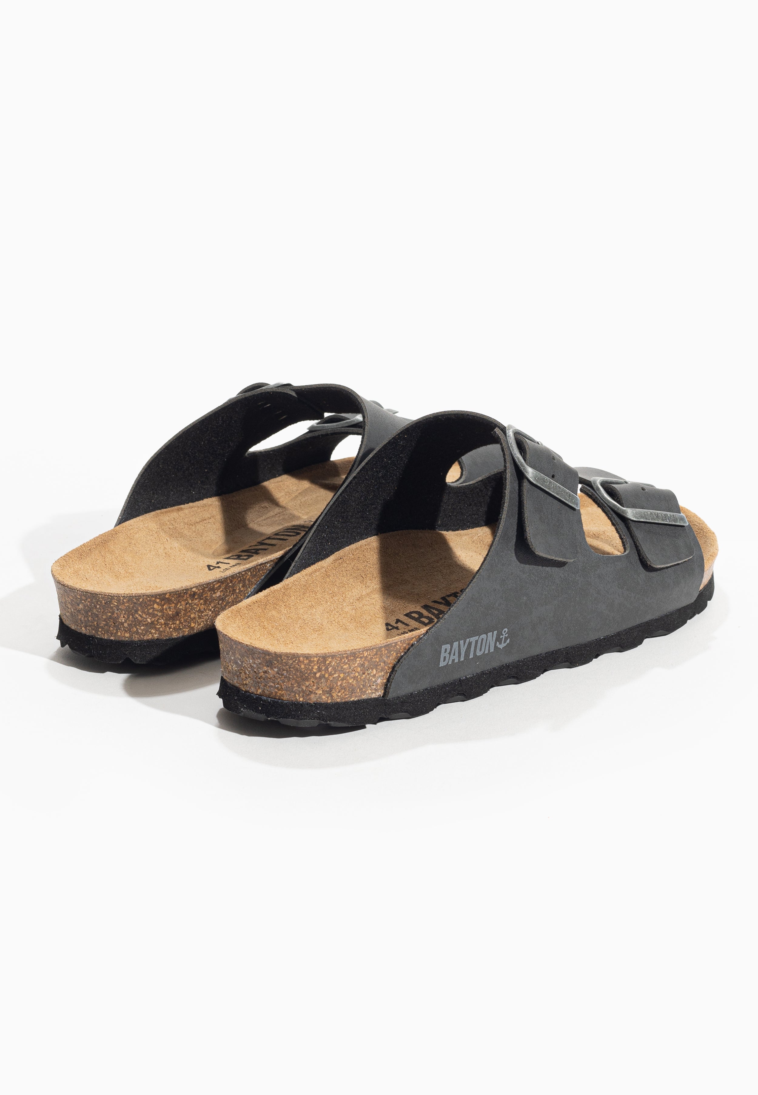 Tracy Anthracite 2 Strap Sandals