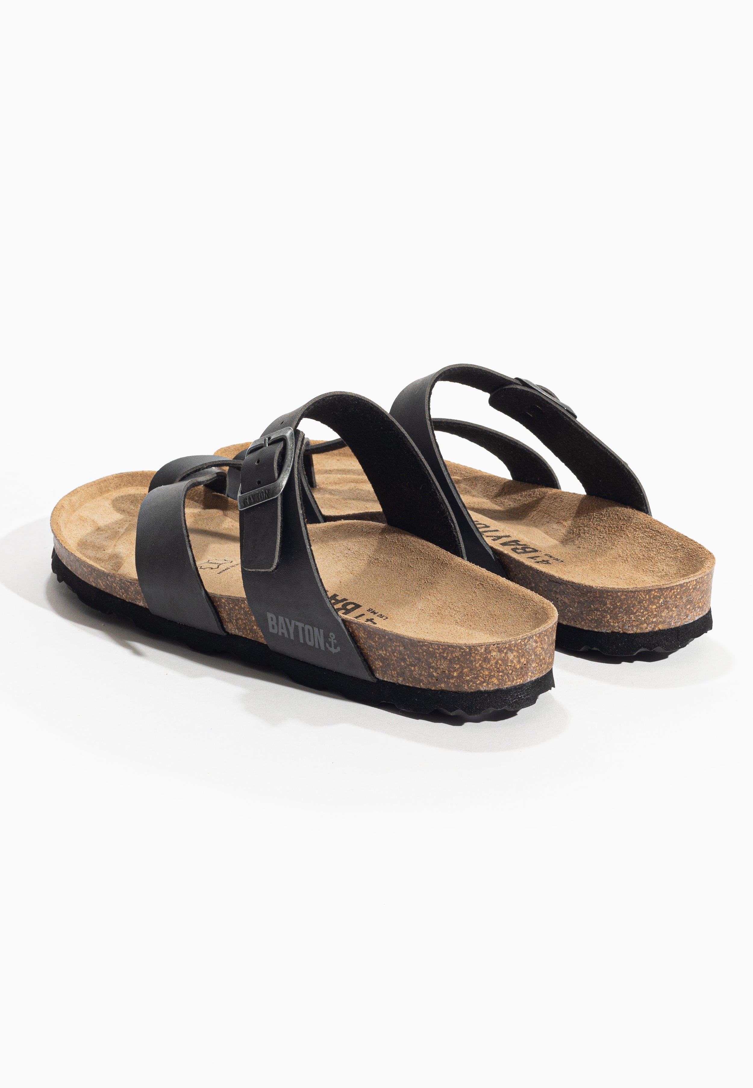 Triade Anthracite Toe-Thong Sandals