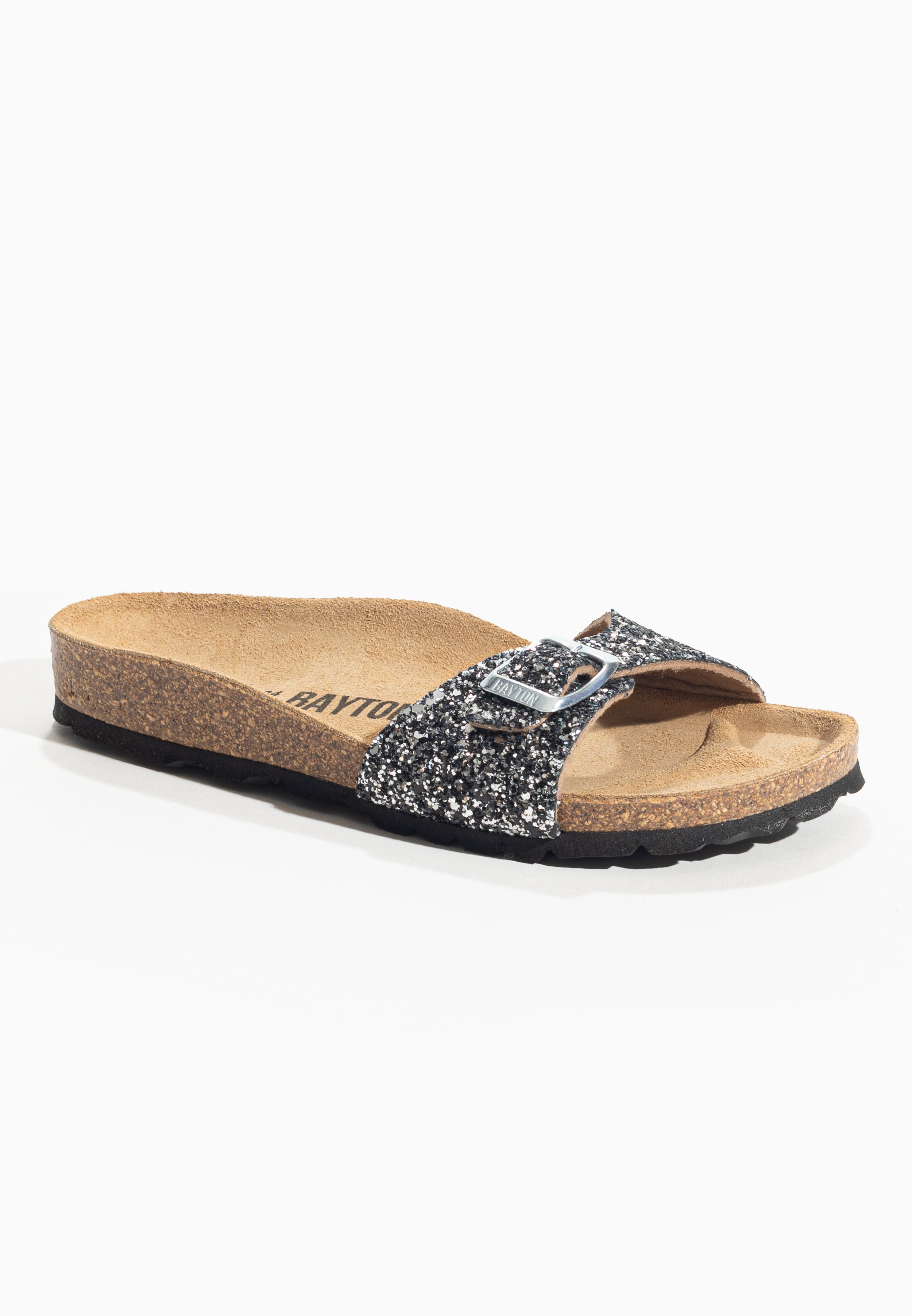 Jazz sandals Glittery silver