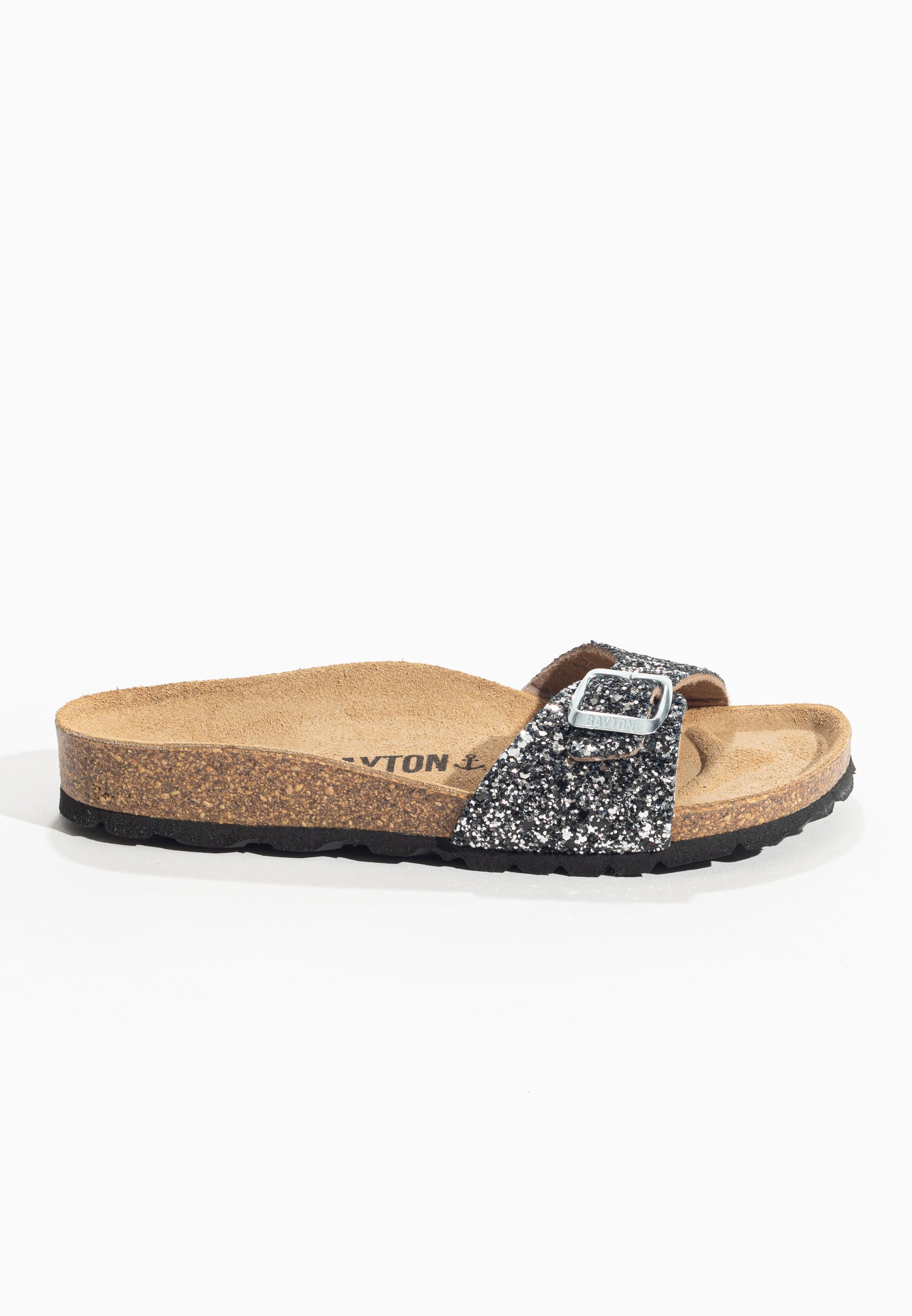 Jazz sandals Glittery silver