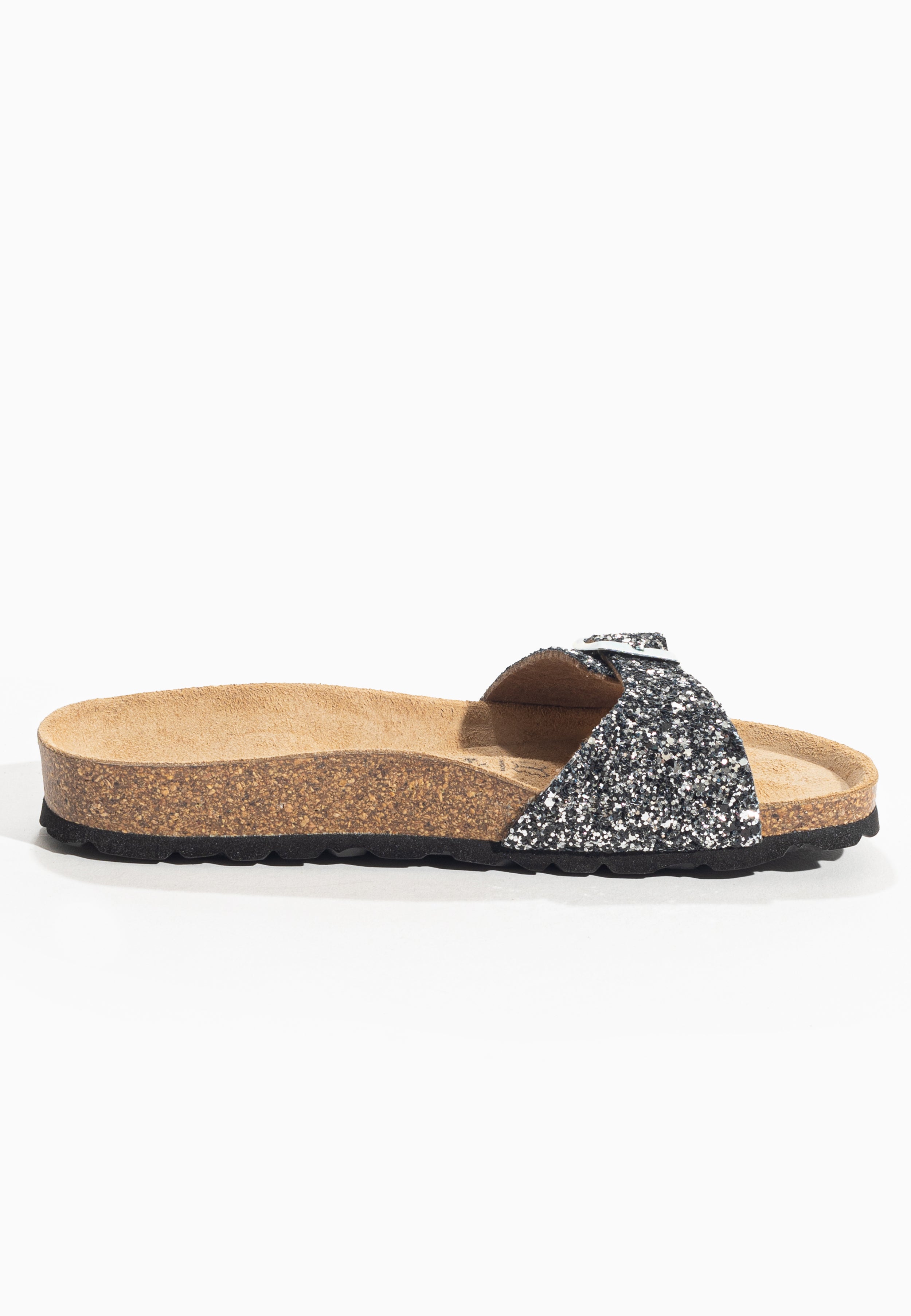 Jazz sandals Glittery silver