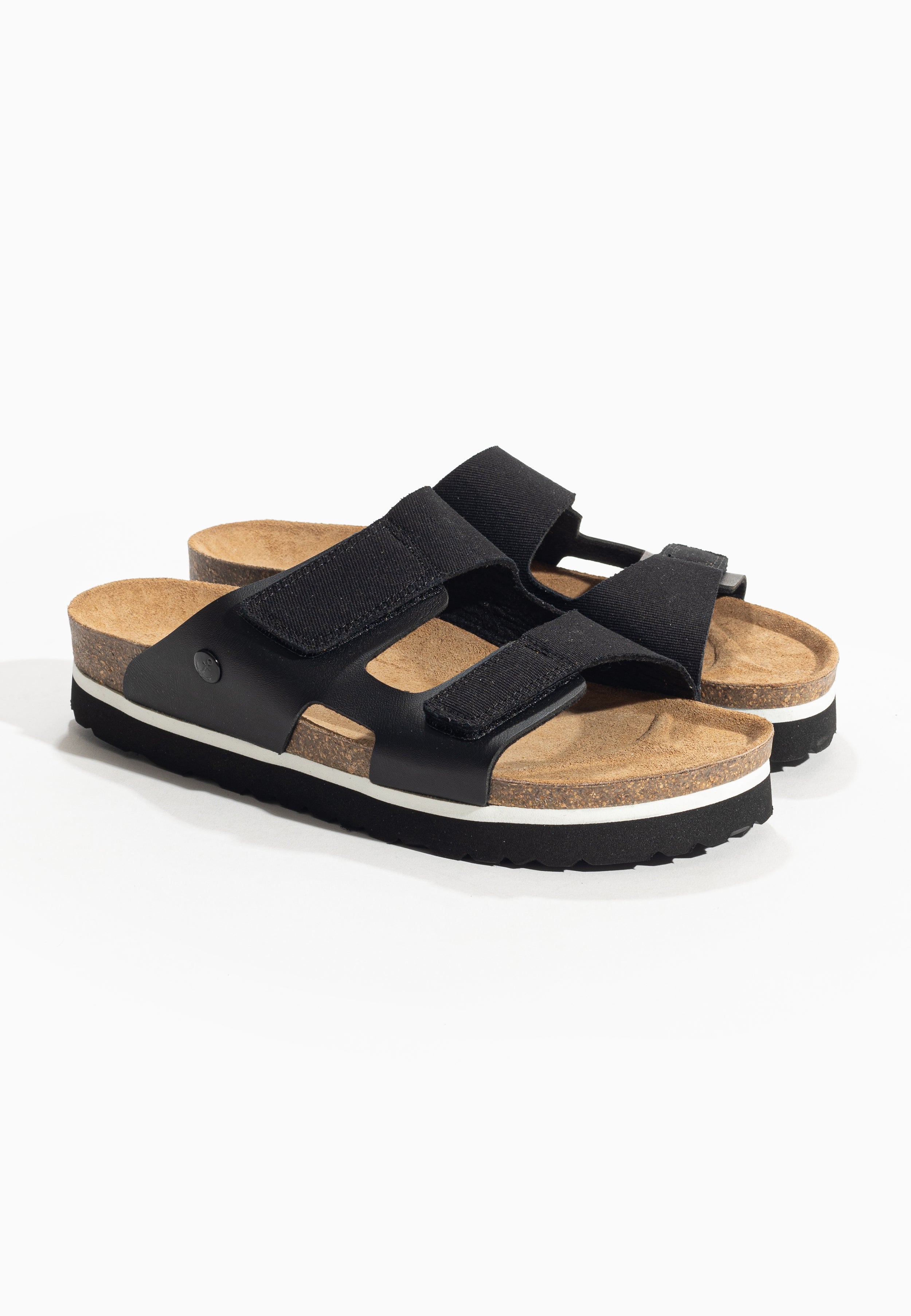 Black Land 2 Straps Sandals