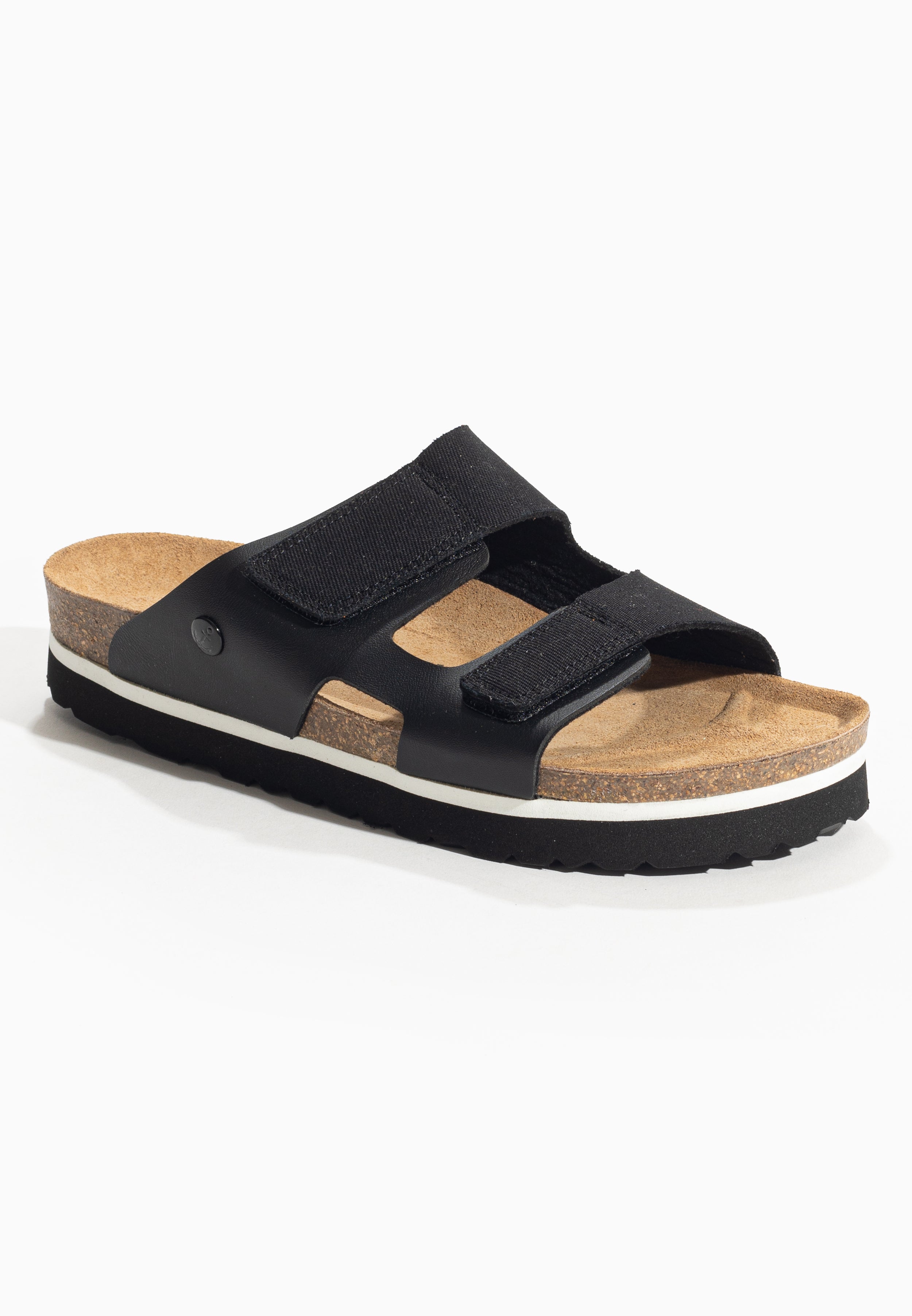 Black Land 2 Straps Sandals