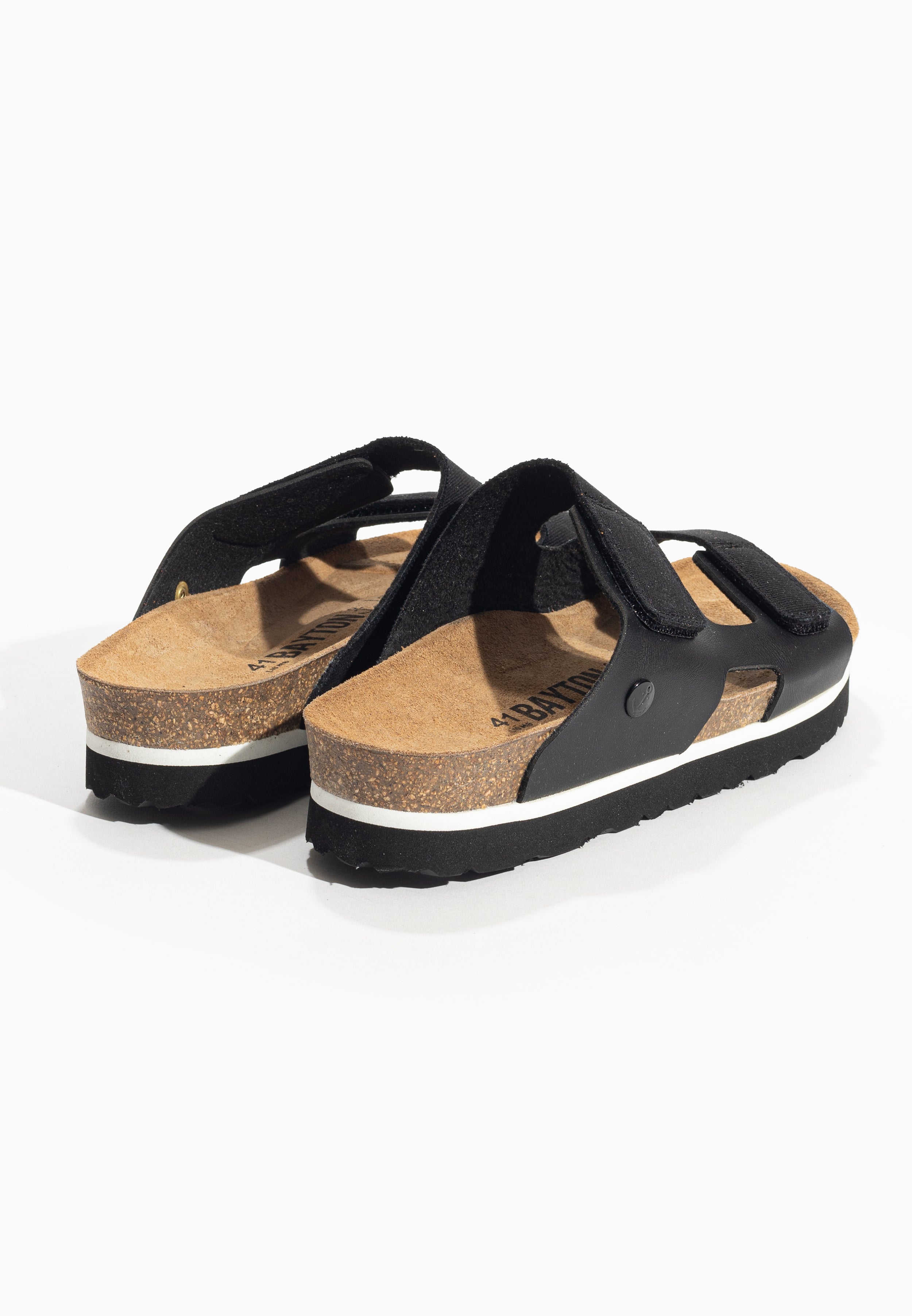 Black Land 2 Straps Sandals