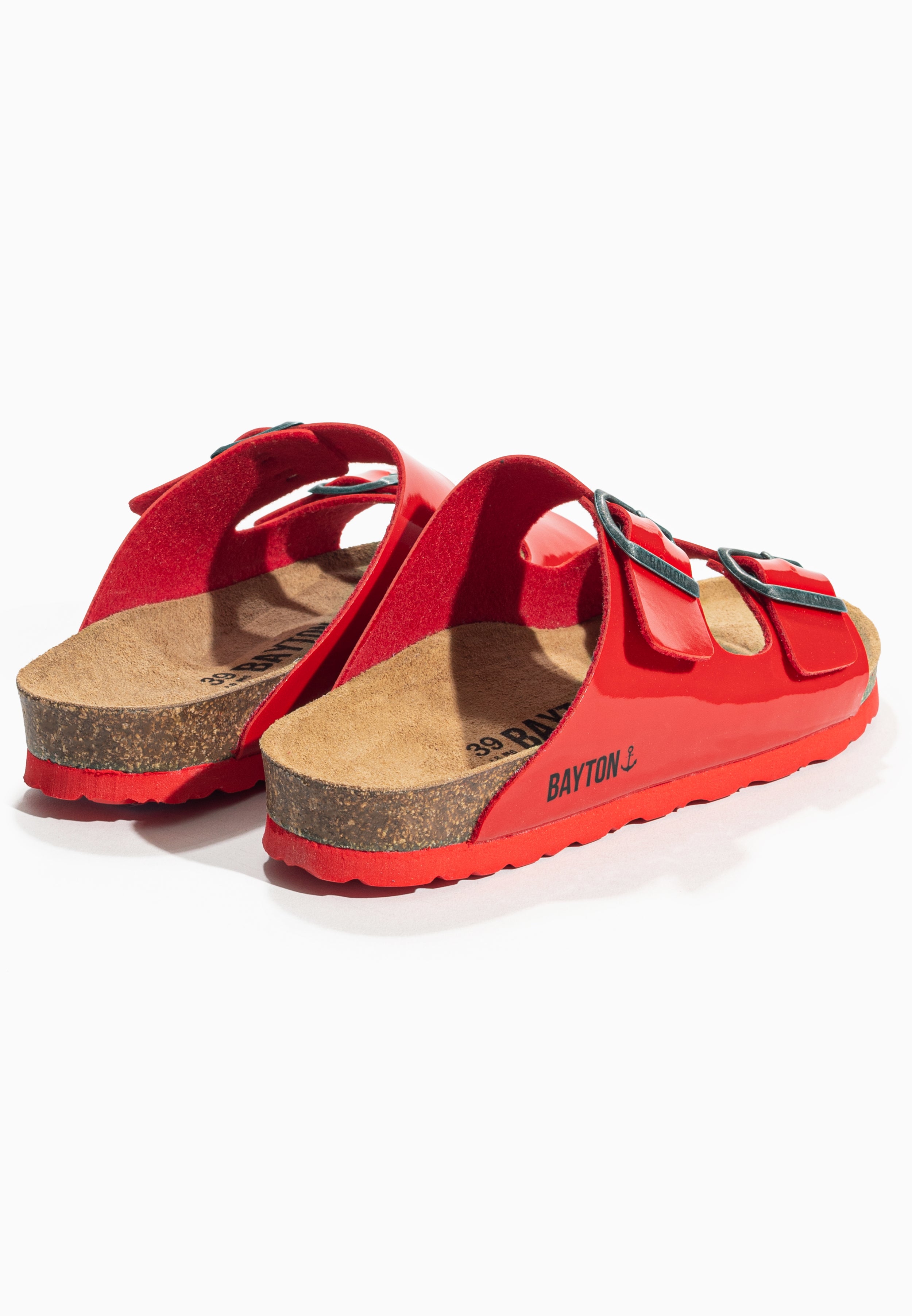 Sandales 2 Brides Baltic Rouge