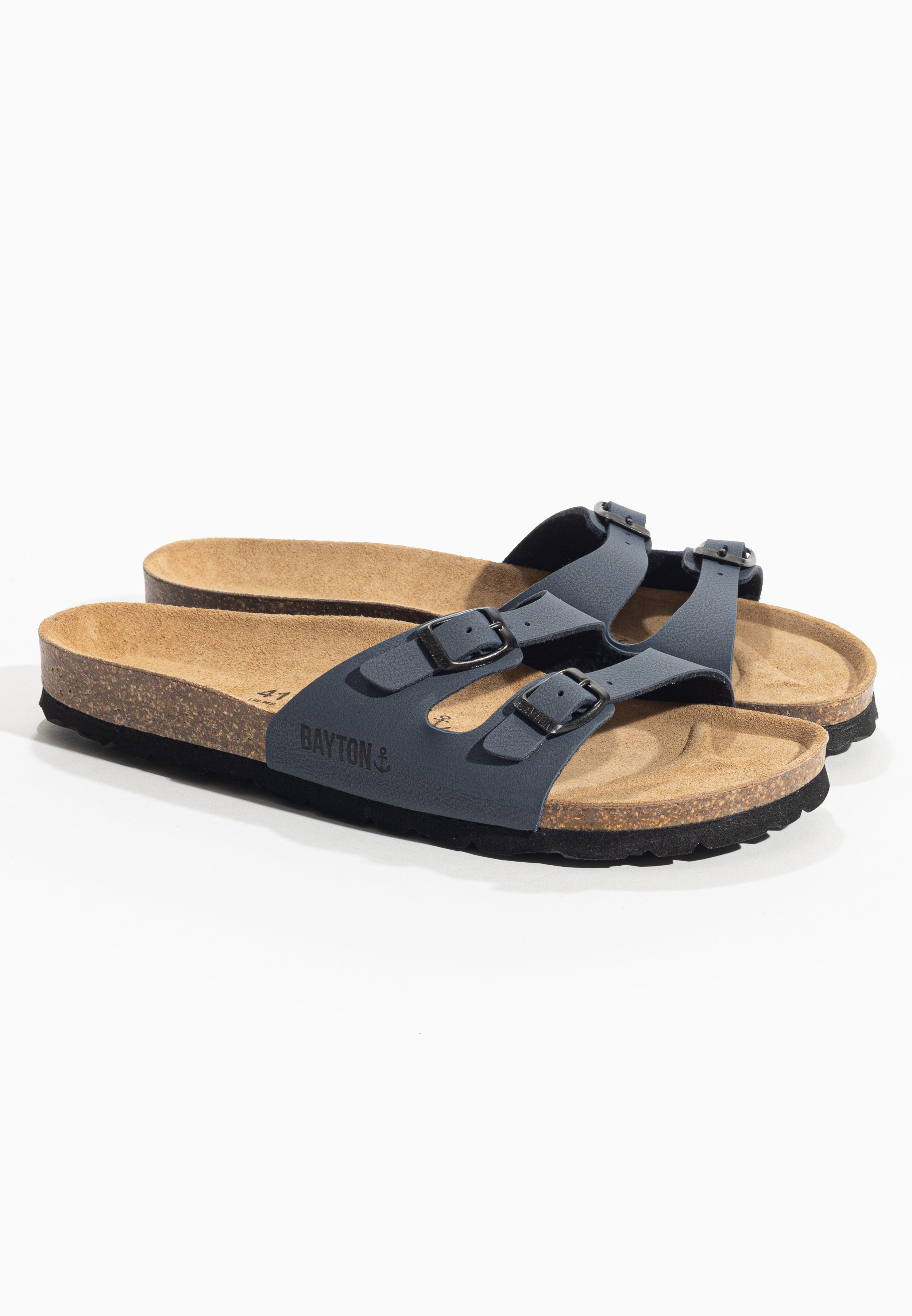 Melinda Navy Blue 2 Strap Sandals