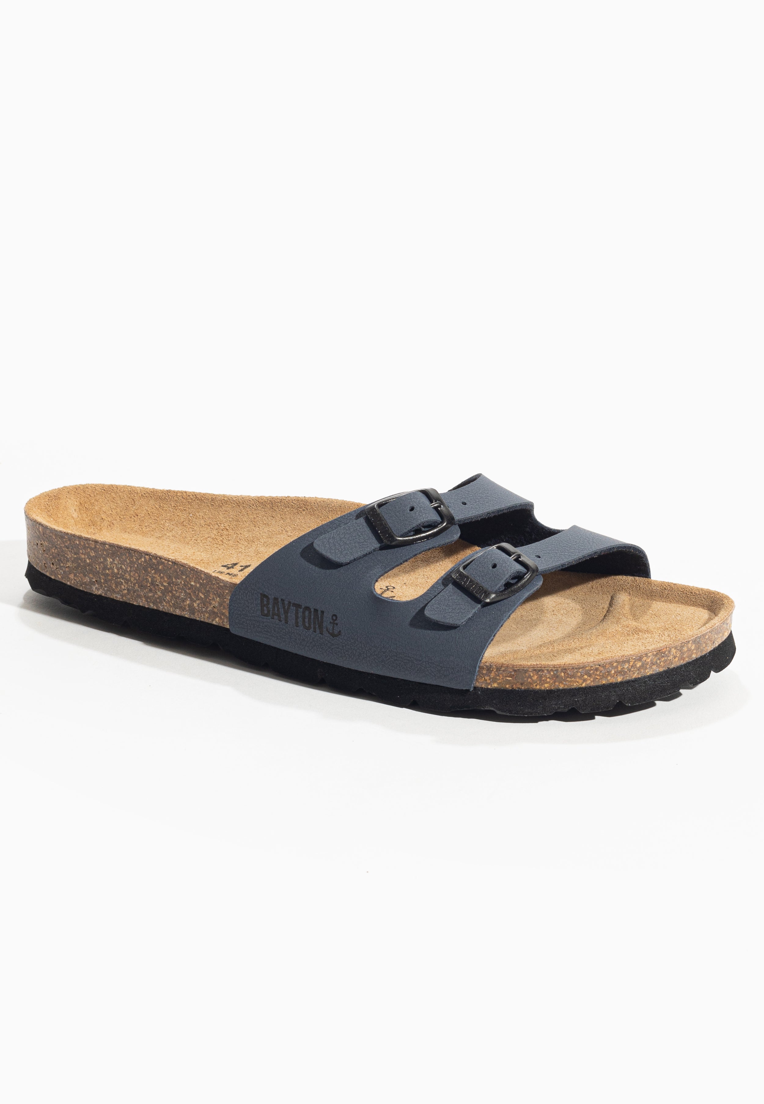 Melinda Navy Blue 2 Strap Sandals