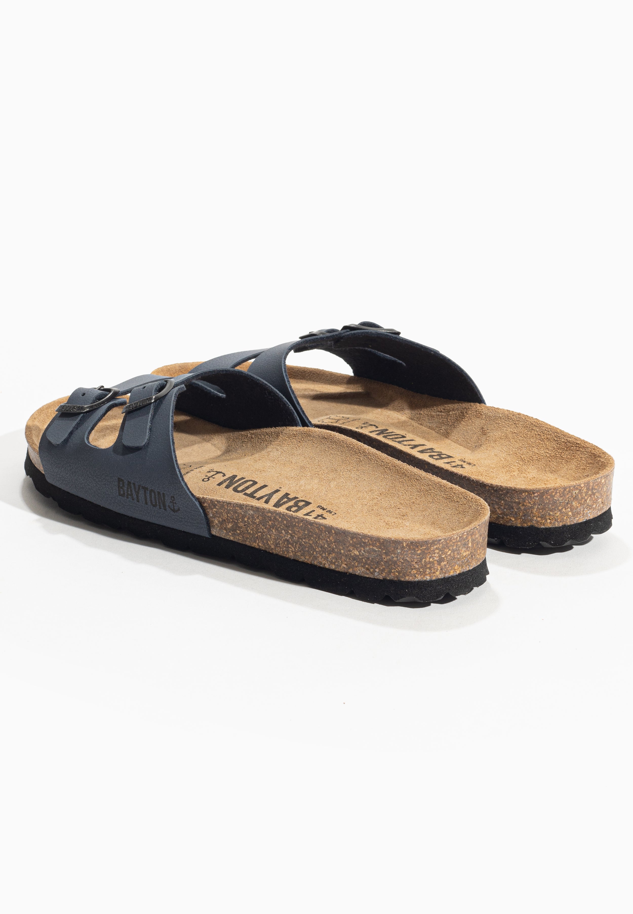 Melinda Navy Blue 2 Strap Sandals