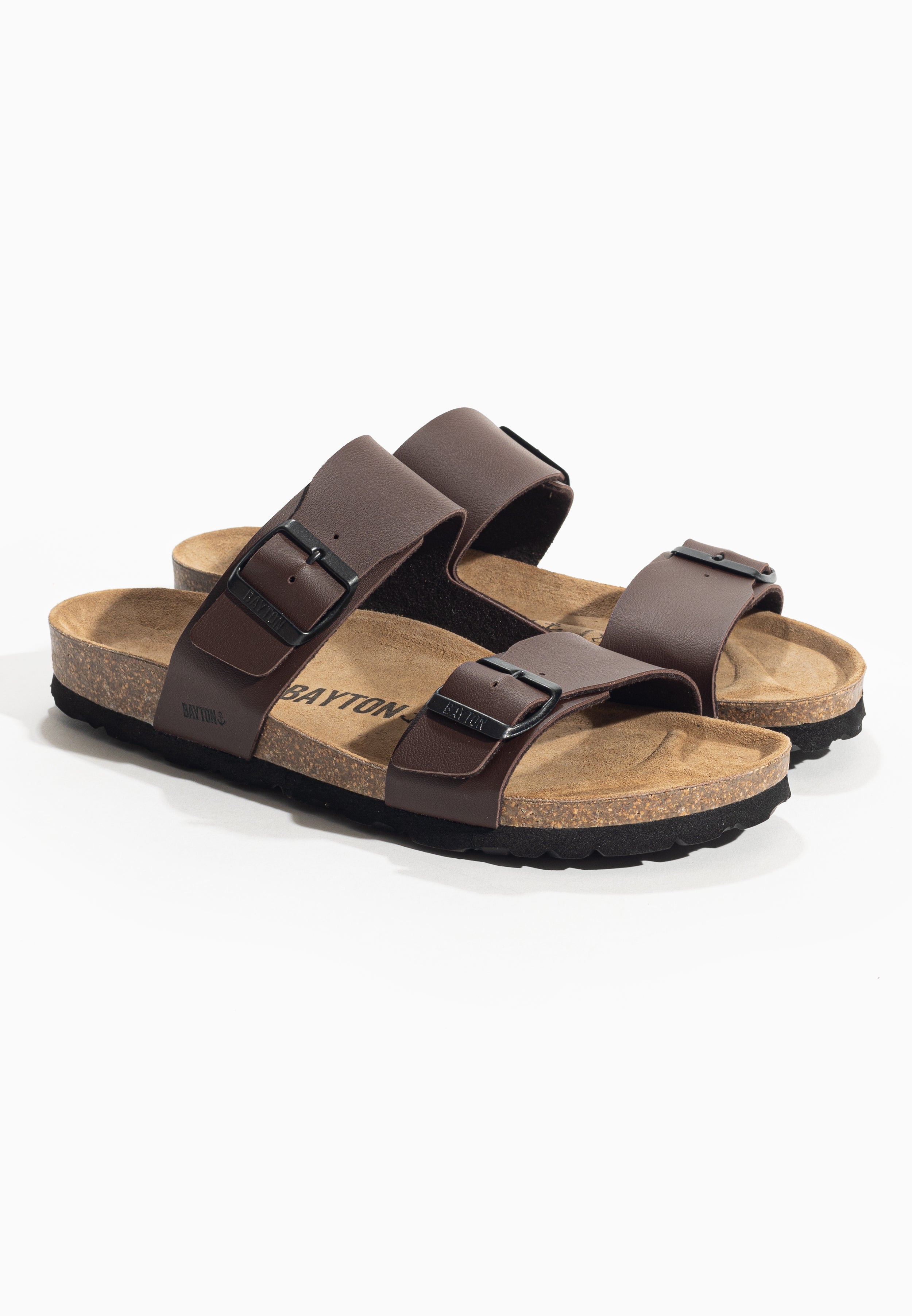 Larden Brown 2 Strap Sandals