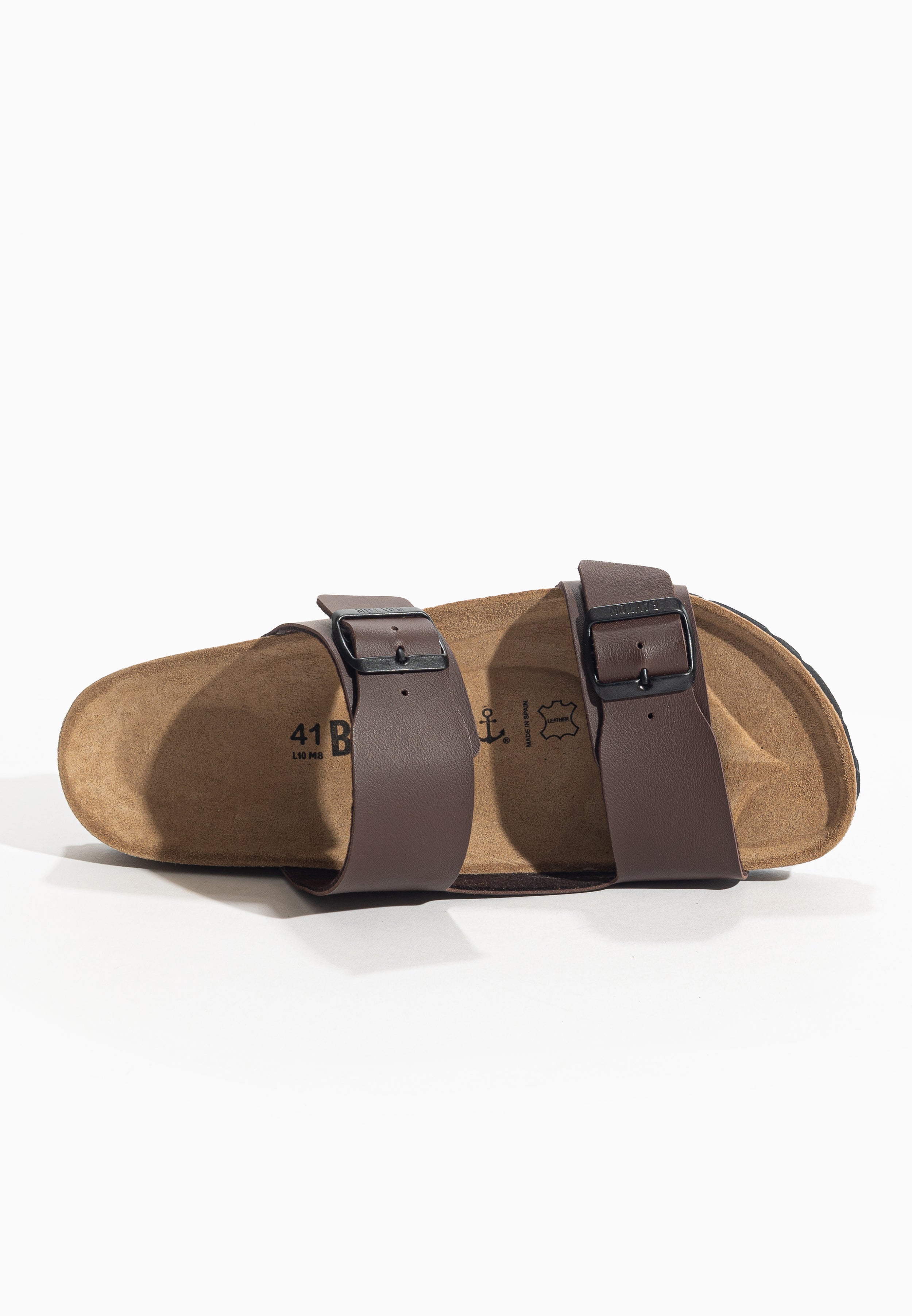 Larden Brown 2 Strap Sandals