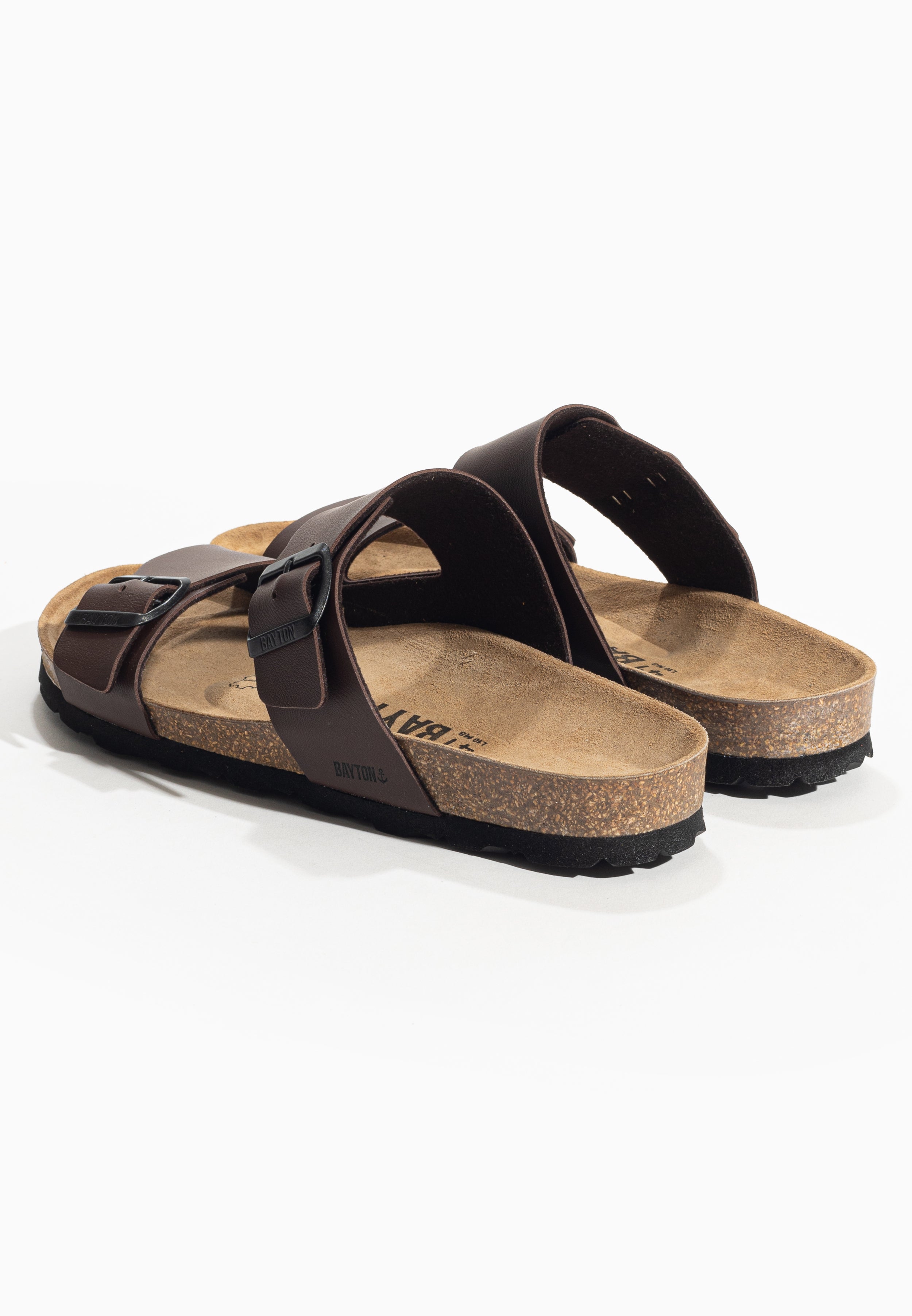 Larden Brown 2 Strap Sandals