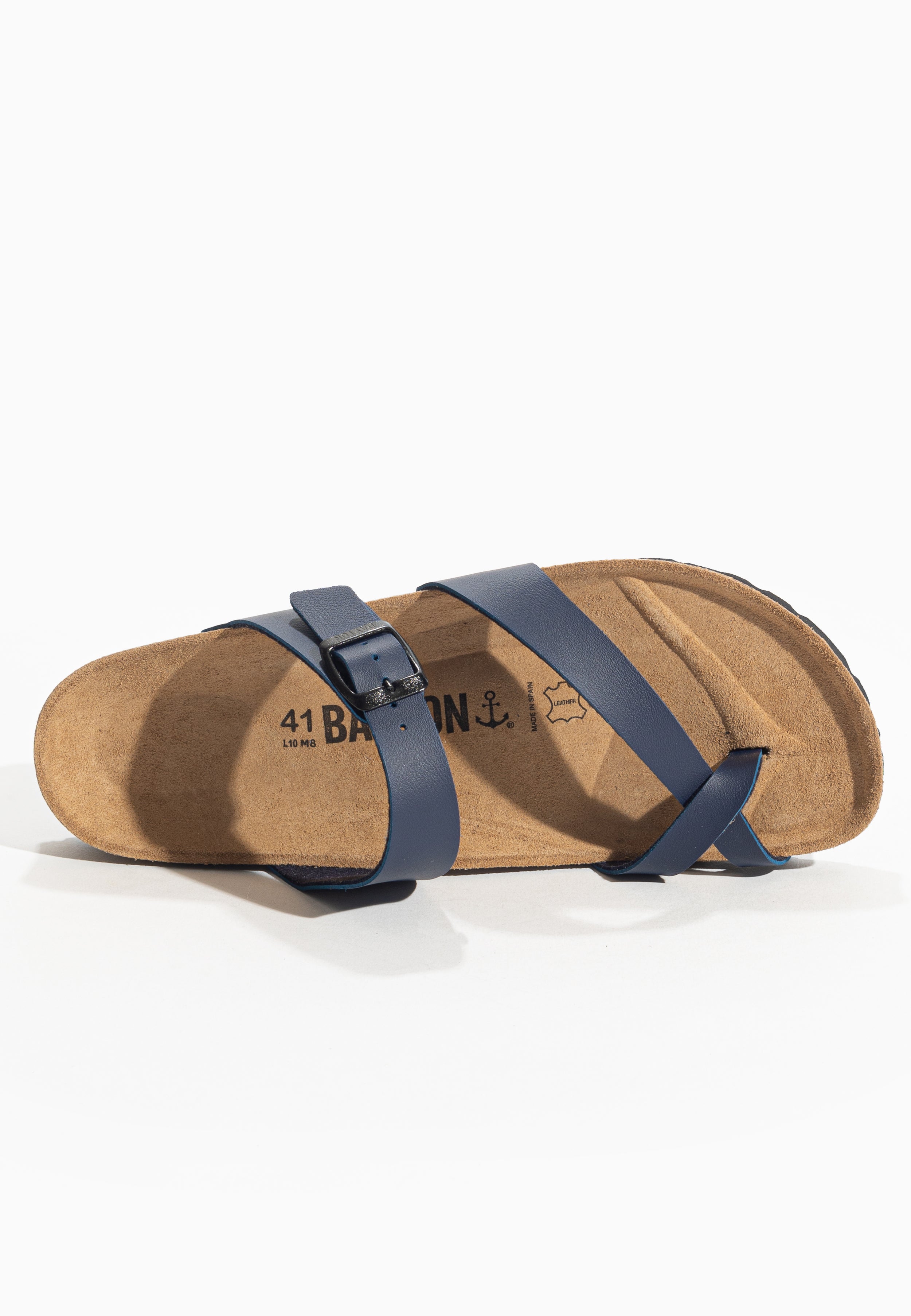 Cintra Navy Blue Toe Post Sandals