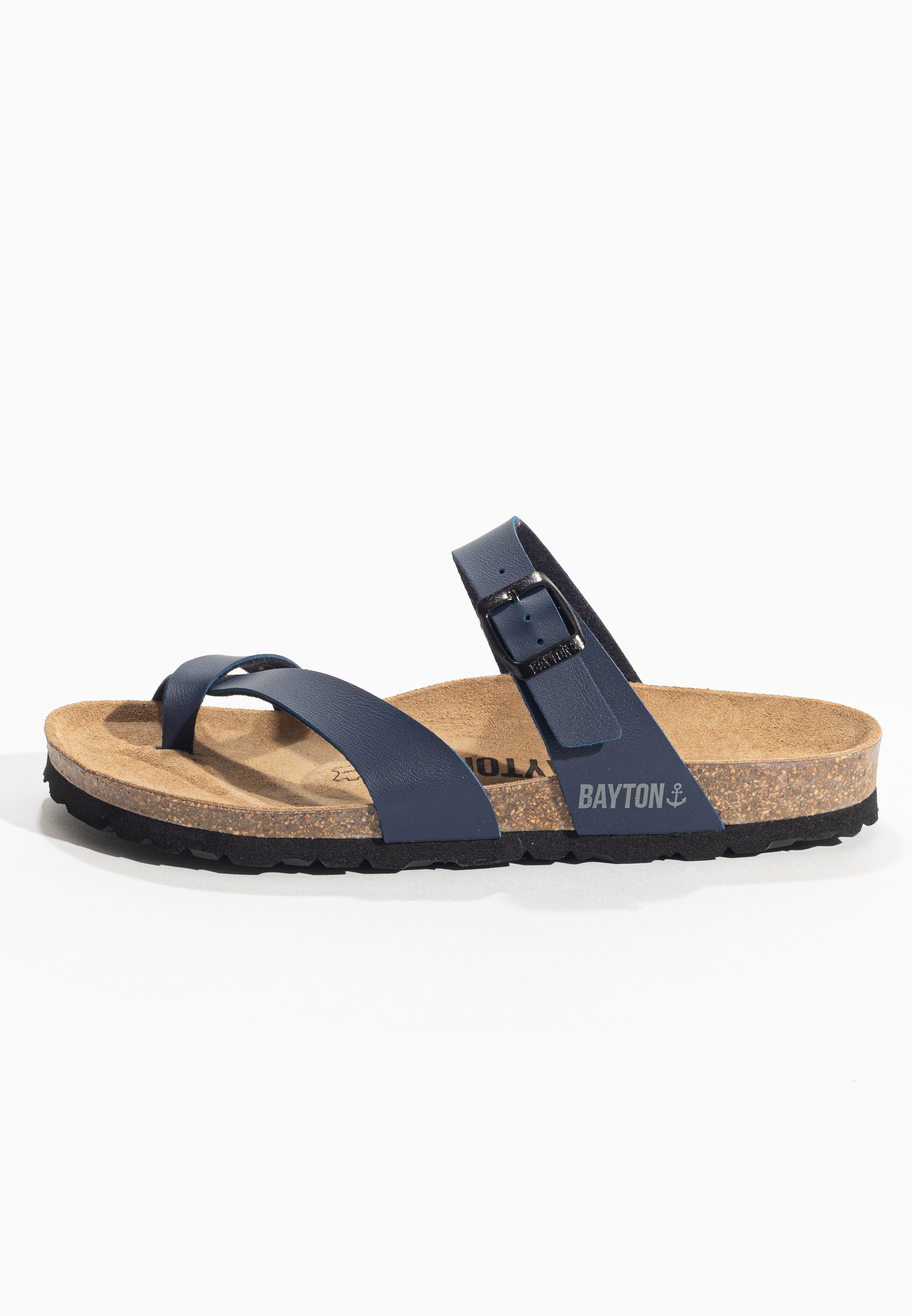 Cintra Navy Blue Toe Post Sandals