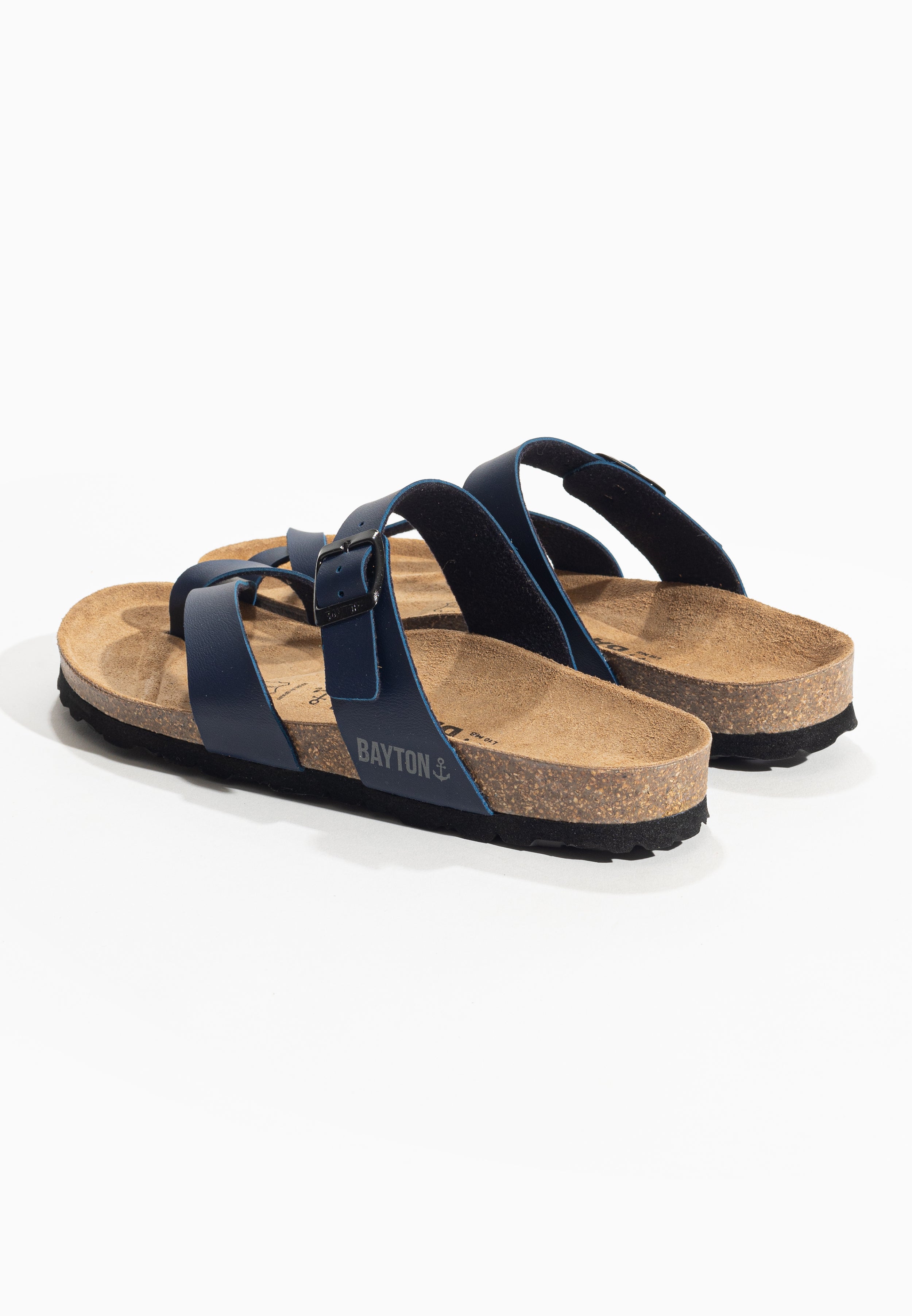 Cintra Navy Blue Toe Post Sandals