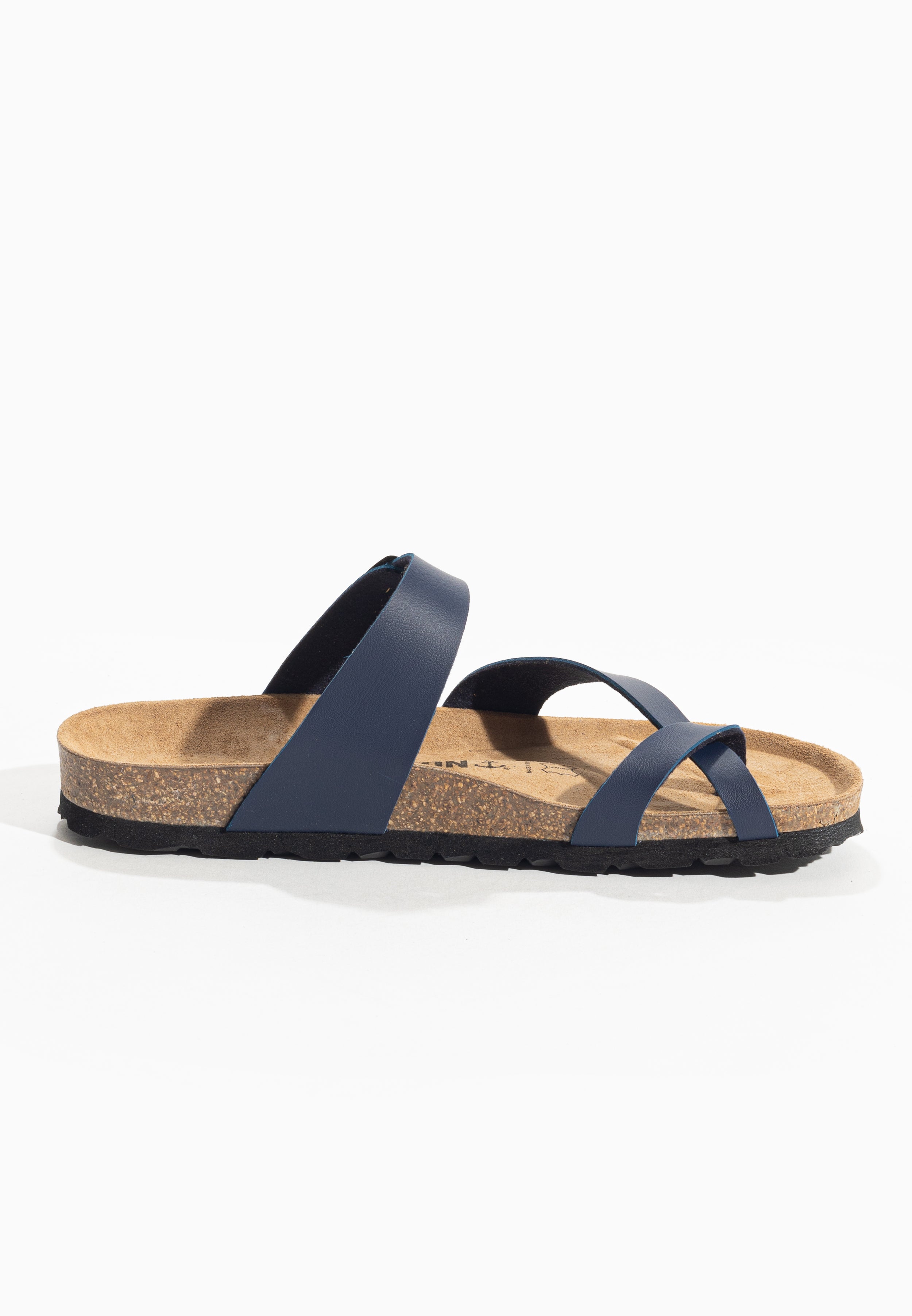 Cintra Navy Blue Toe Post Sandals