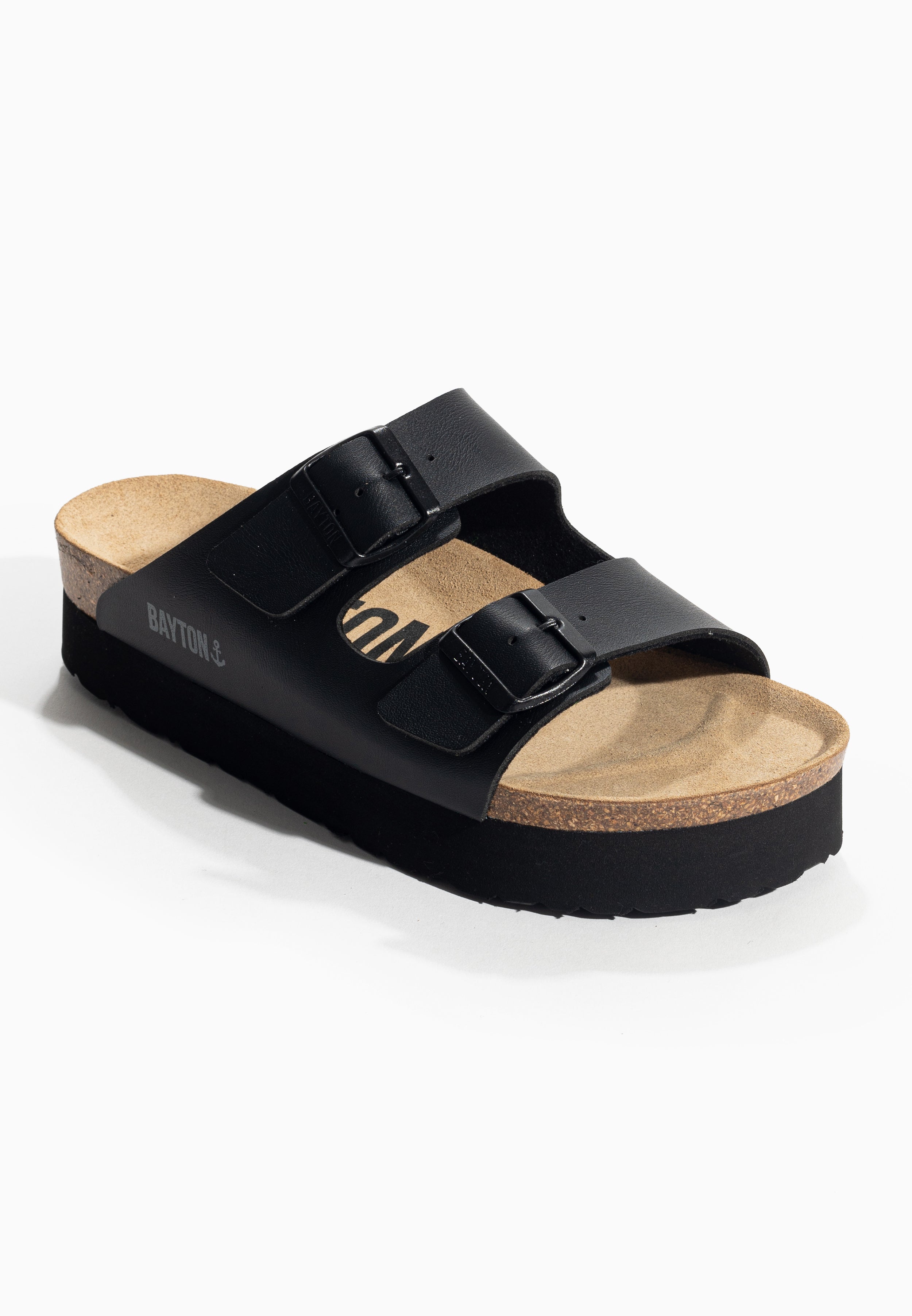 Black Japet Platform Sandals