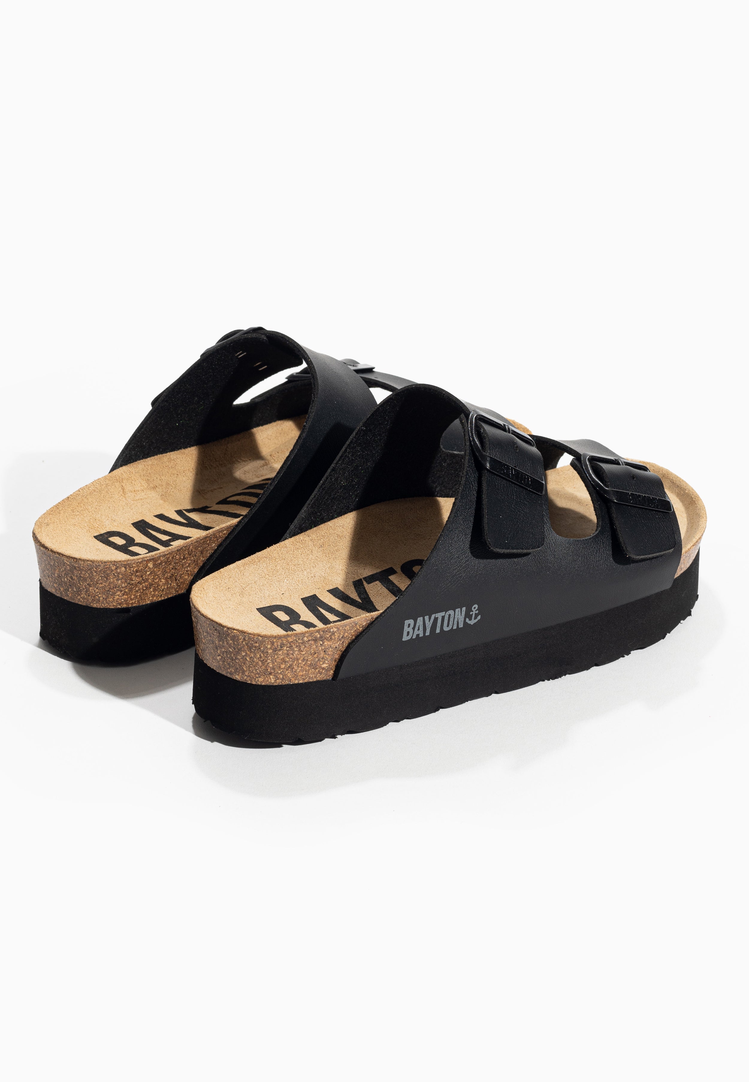 Black Japet Platform Sandals